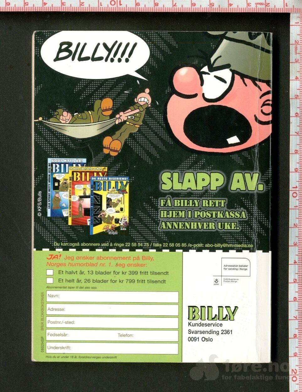 Serie-pocket 263 Billy, bilde 2