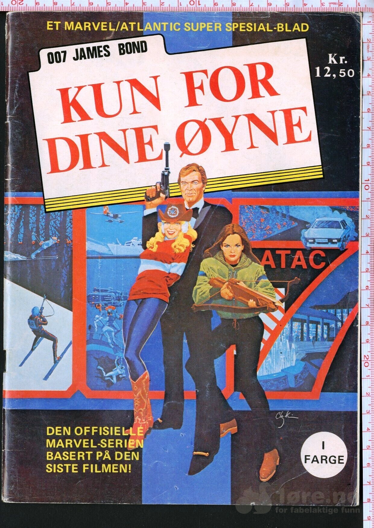 MARVEL SPESIAL 1981 - KUN FOR DINE ØYNE -  007 JAMES BOND )