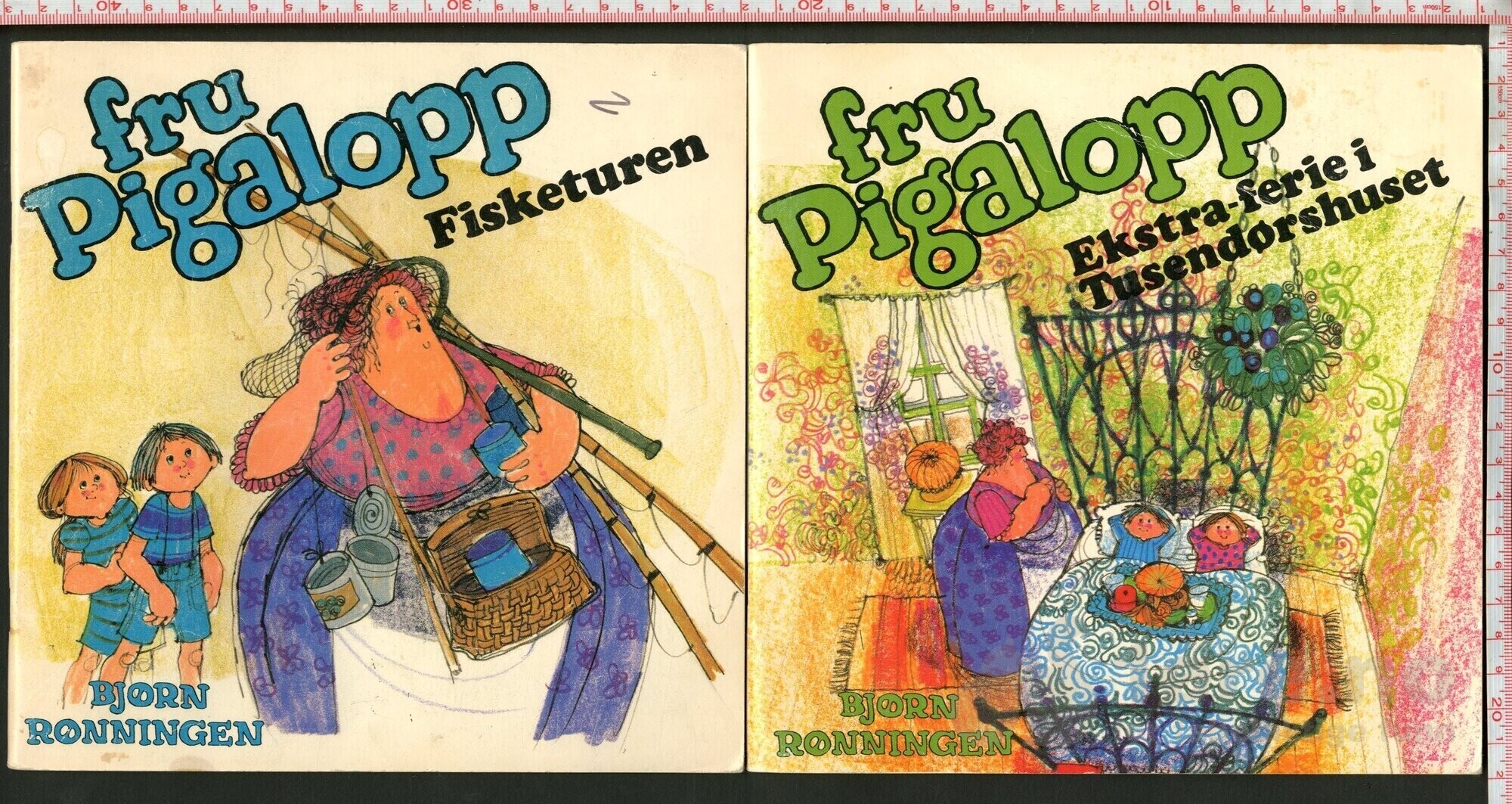 Fru Pigalopp 2 billedhefter 1979