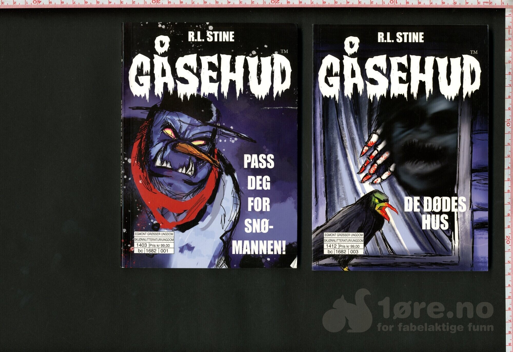 Gåsehud R.L. Stine  Nr. 1,3,4,5,6 - 2014