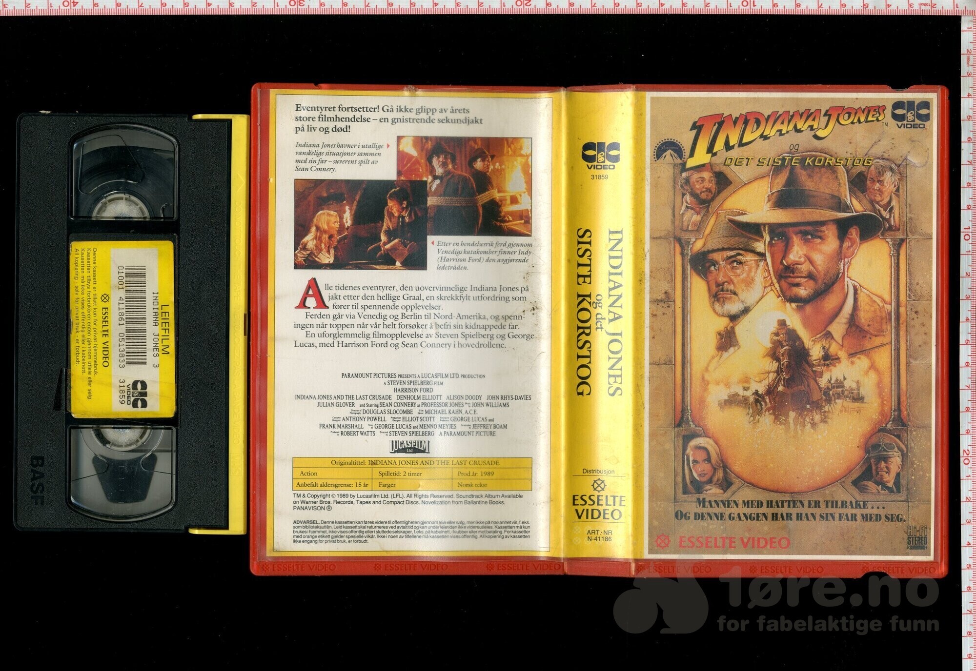 VHS - Indiana Jones og det siste korstog