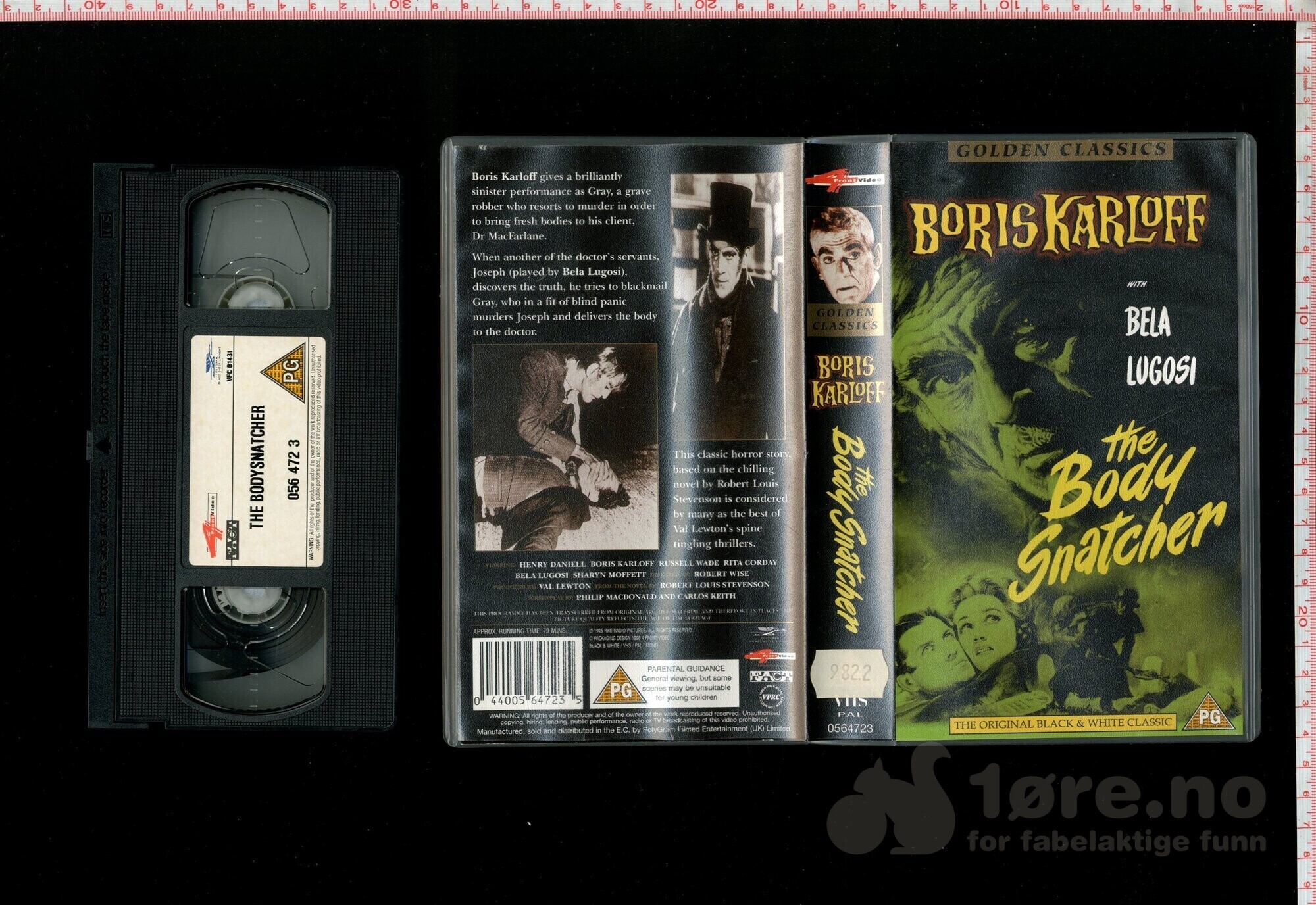 VHS - Boris Karloff The Body snatcher