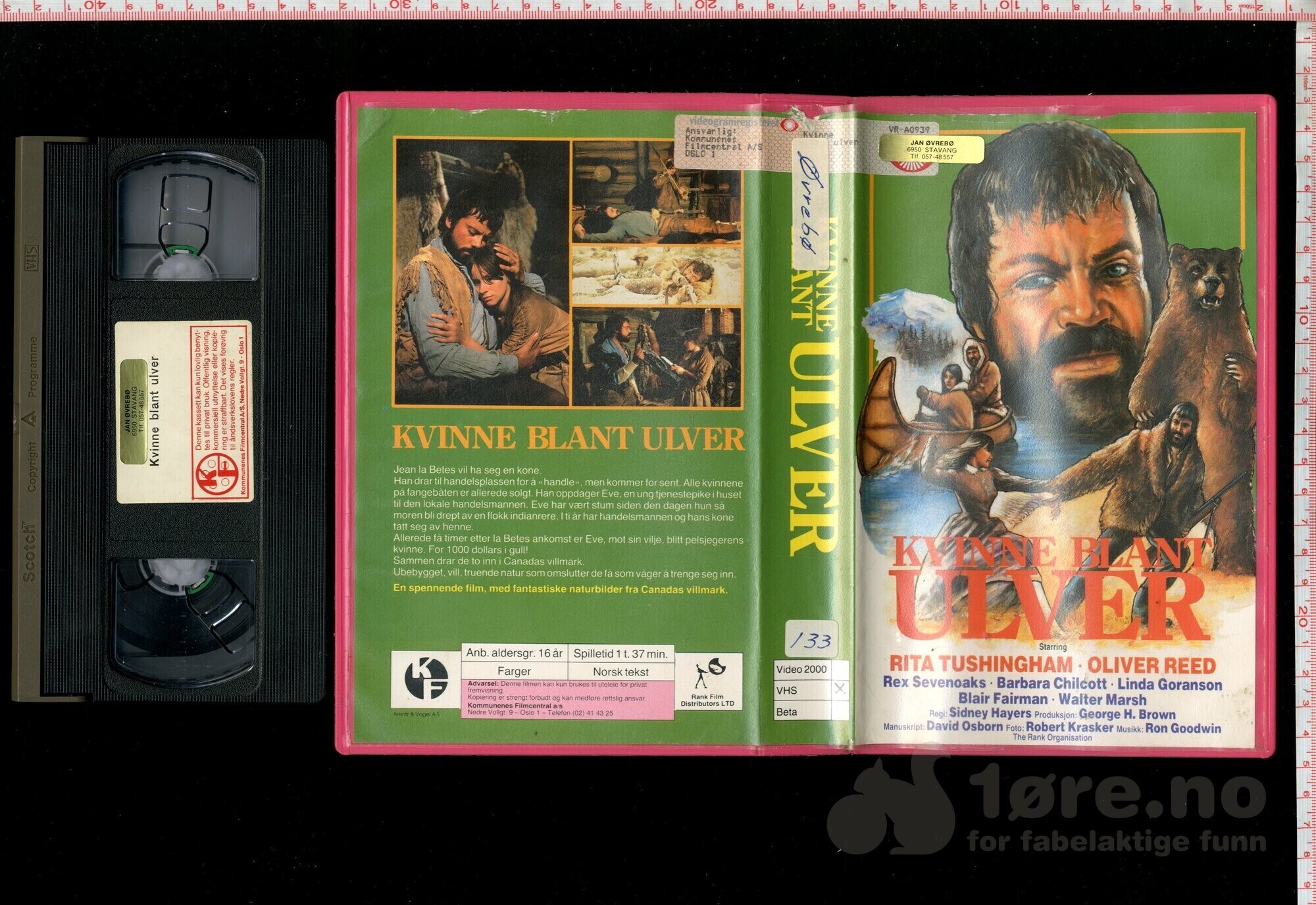 VHS - Kvinne blant ulver