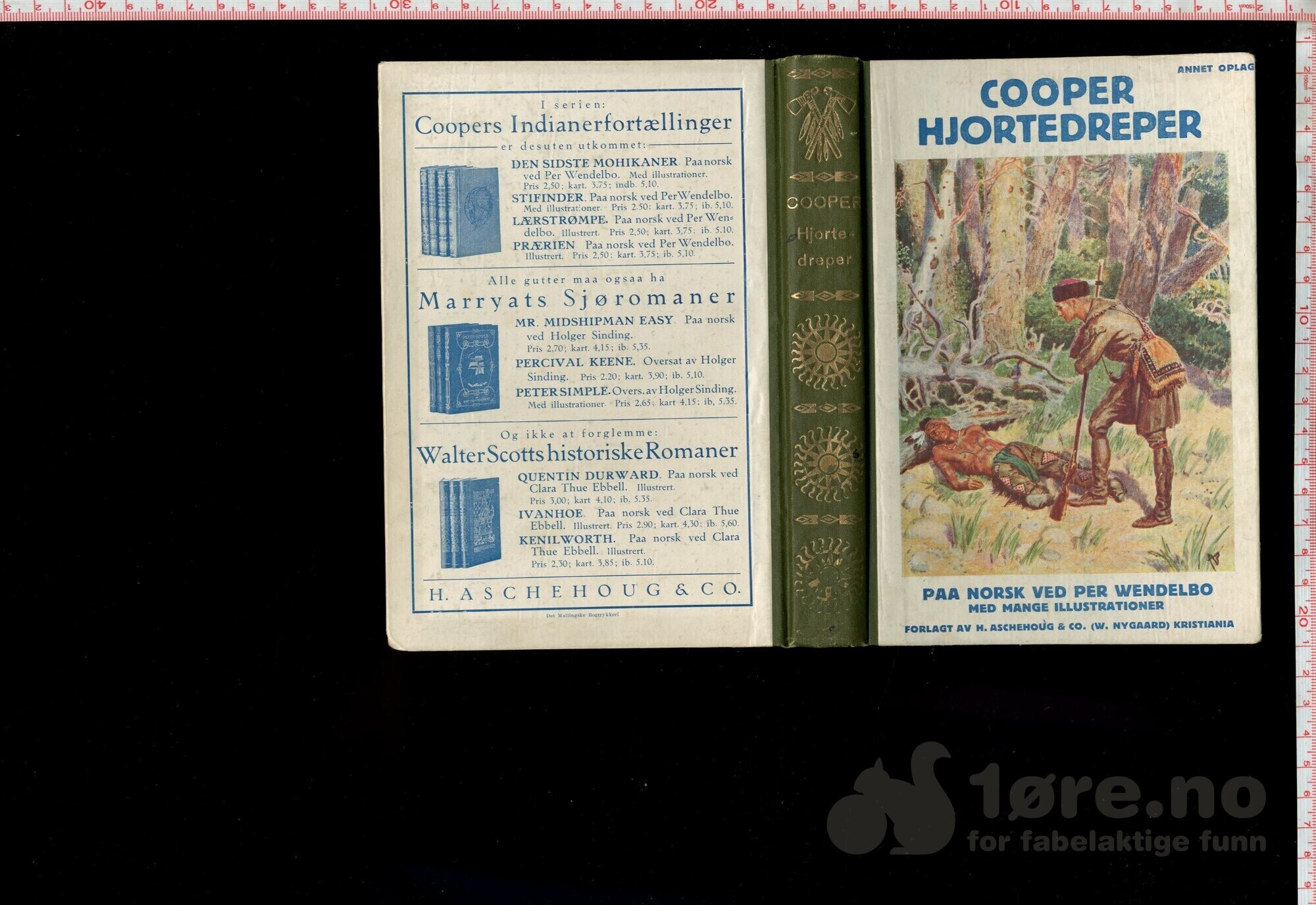 Cooper, J. Fenimore - Hjortedreper (Kristiania 1923)