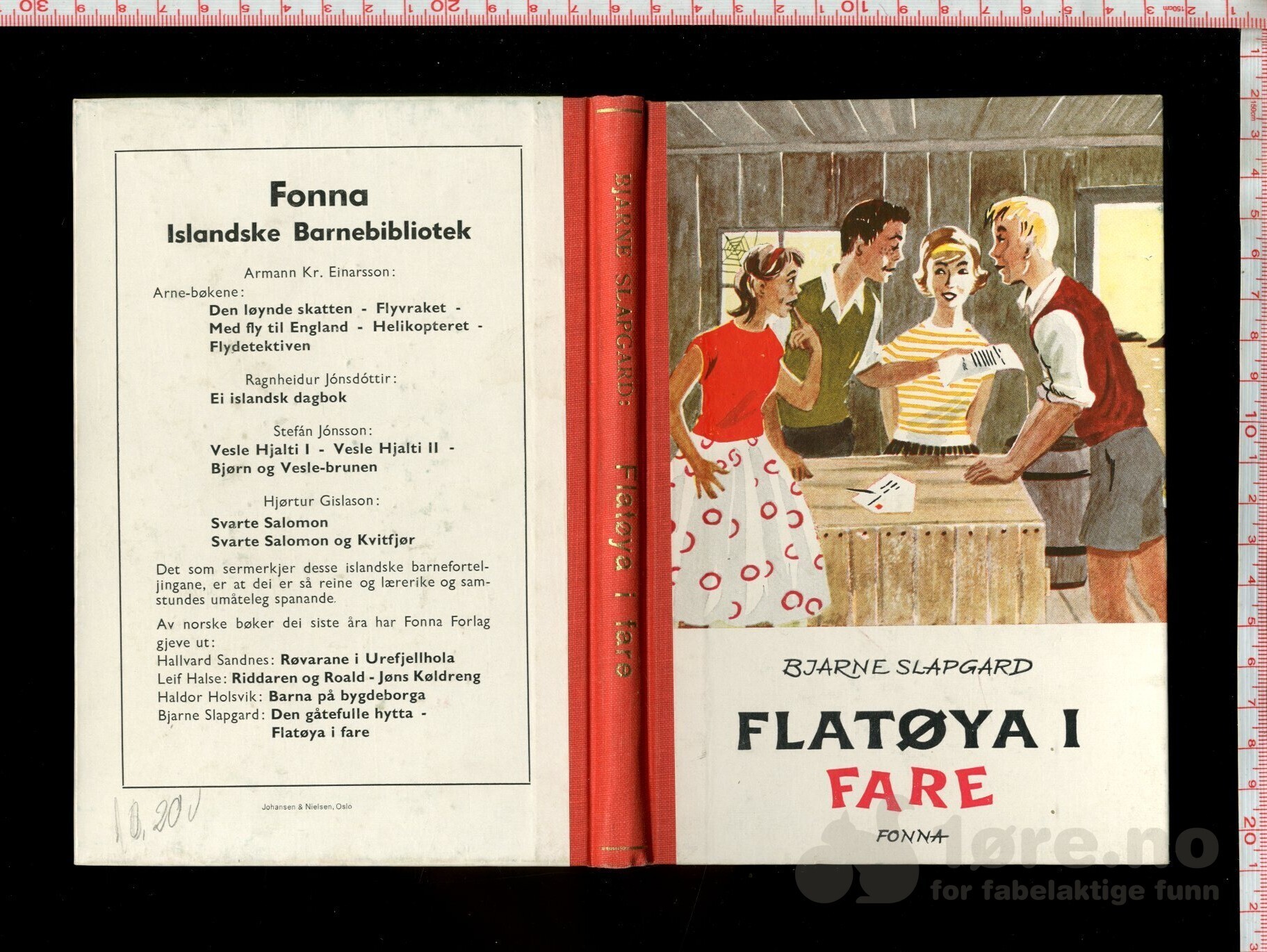Slapgard, Bjarne - Flatøya i fare (Bergen 1962)