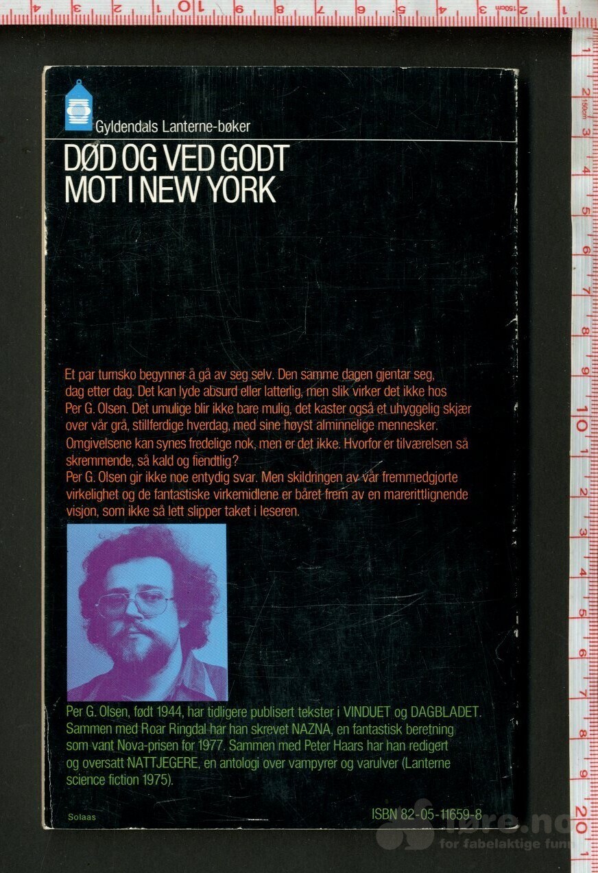 Olsen, Per G. - Død og ved godt mot i New York (Oslo 1979), bilde 2