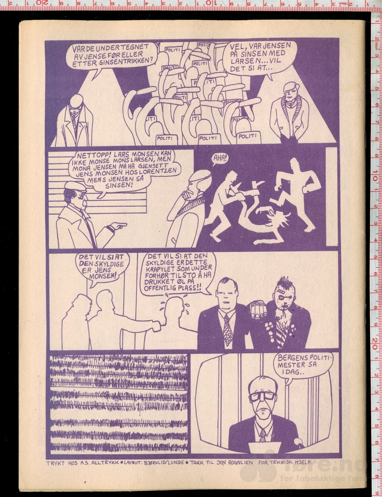 Brage  tegneseriebladet for voksne 1/82, bilde 2