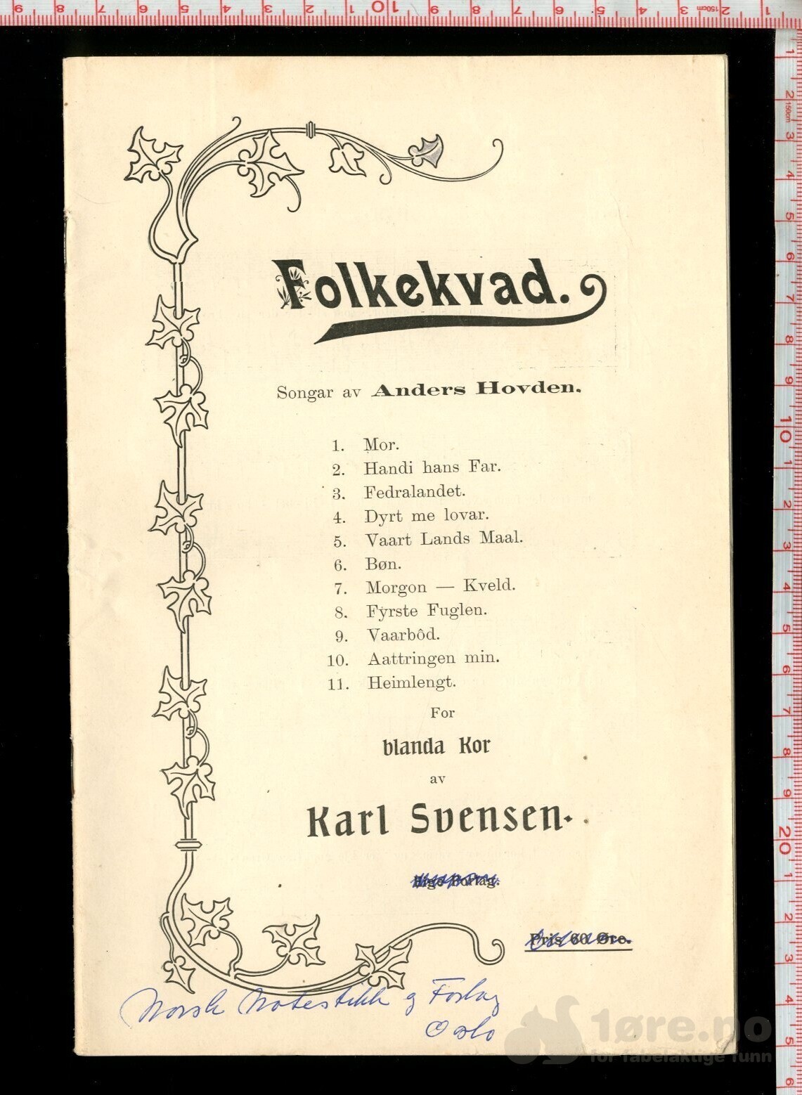 Hovden, Anders & Svensen, Karl - Folkekvad (u.å), bilde 2