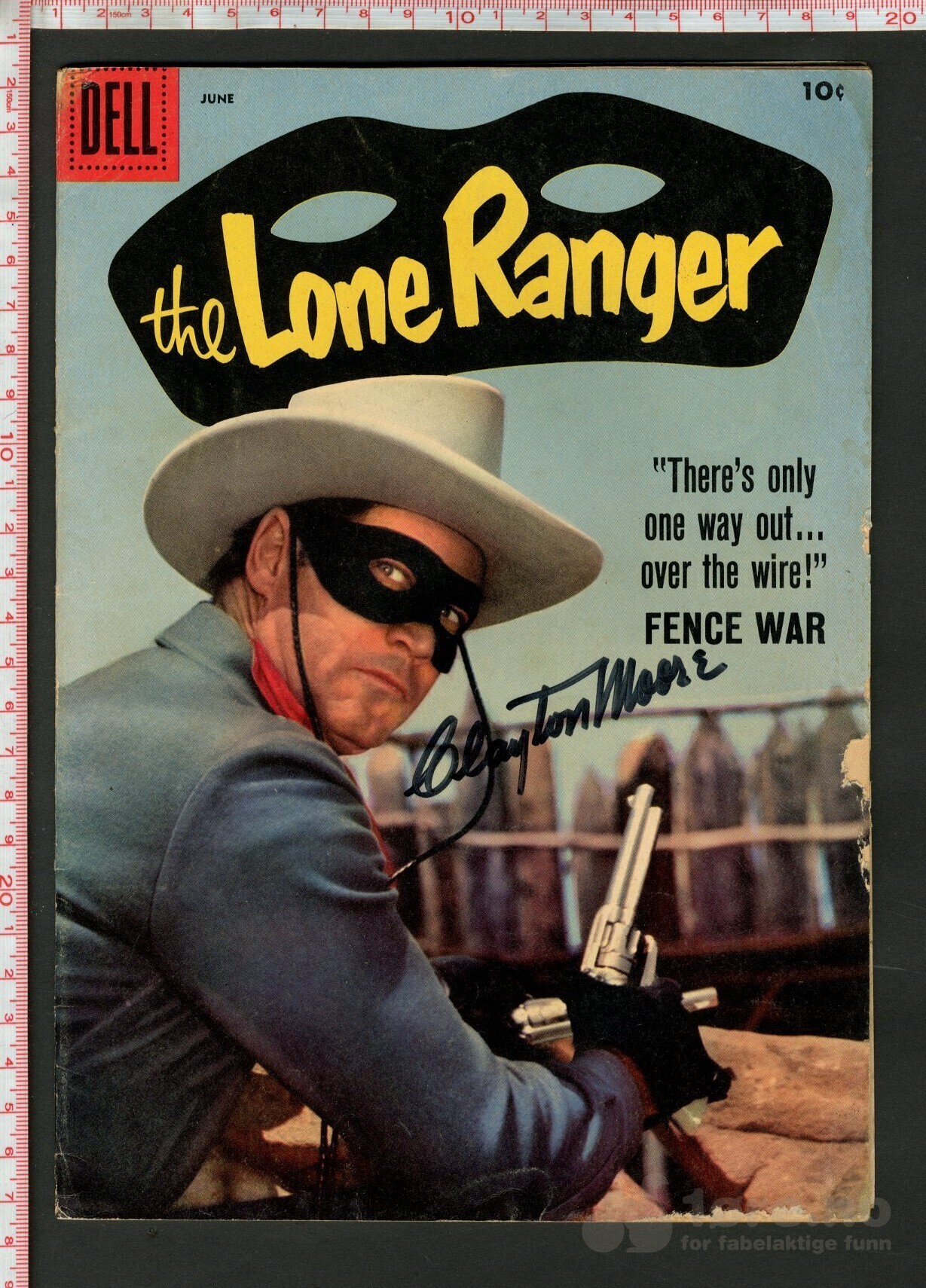 Moore, Clayton - Signert The Lone Ranger 1958 nr 120