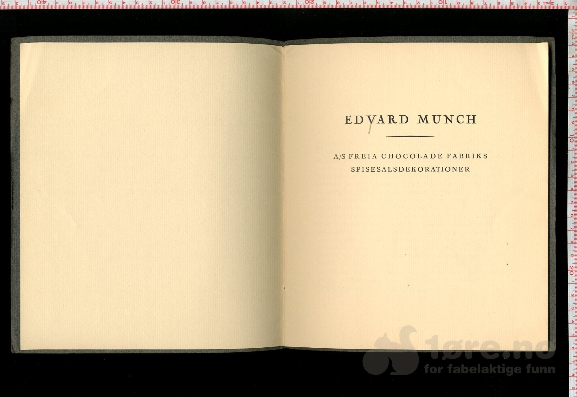 Munch, Edvard - A/S Freia Chocolade Fabriks Spisesaldekorationer (1926), bilde 2