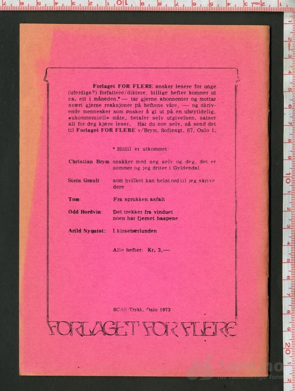 Christensen, Bjørn - Mellom to permer (1973), bilde 2
