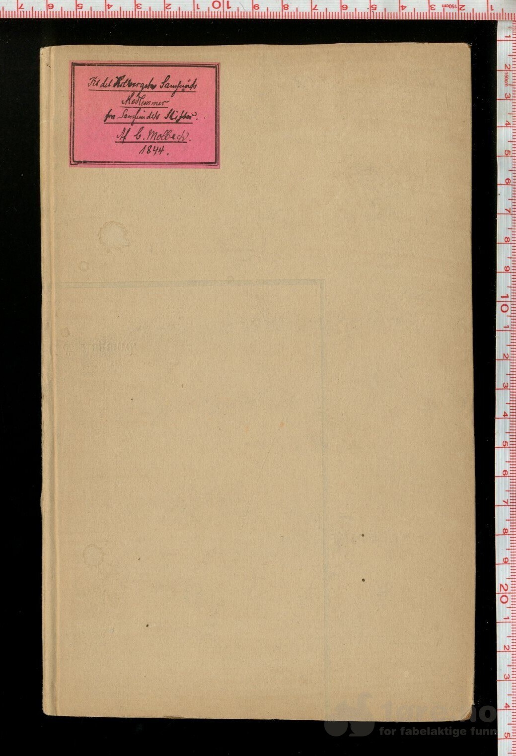 Molbech, Christian - Til Det Holbergske Samfunds Medlemmer (1844)