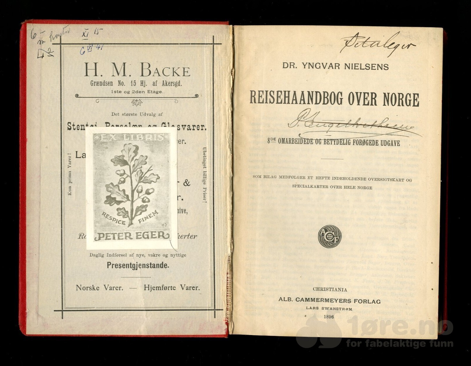Nielsen, Yngvar - Reisehaandbog over Norge (1896), bilde 2