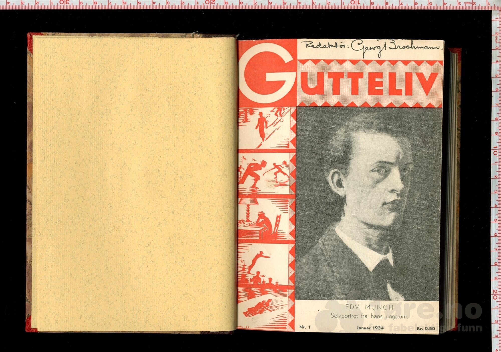 Brochman, Georg - Gutteliv 1934