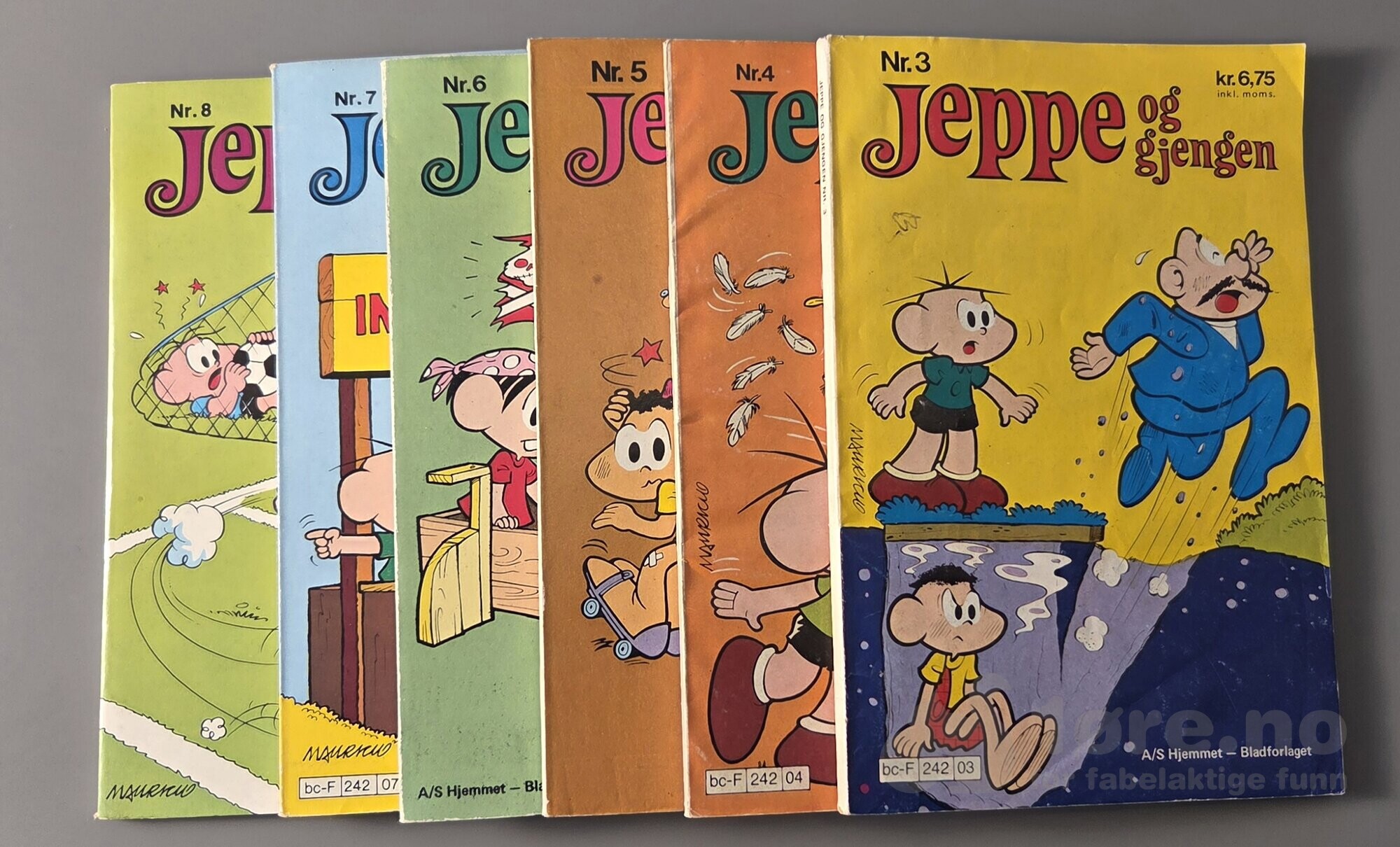 Jeppe og gjengen Nr.3-8