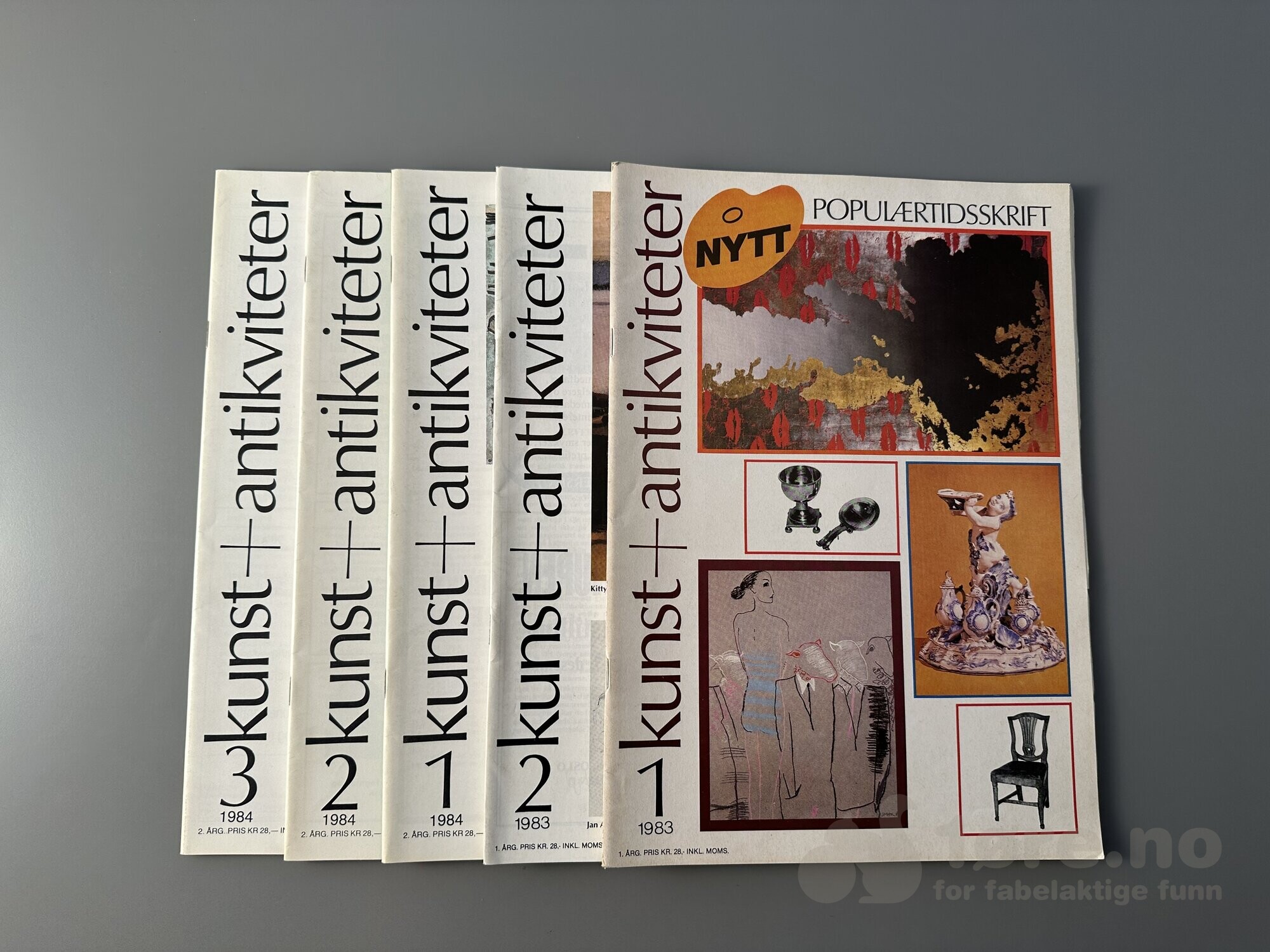 Kunst + Antikviteter 1983-1984