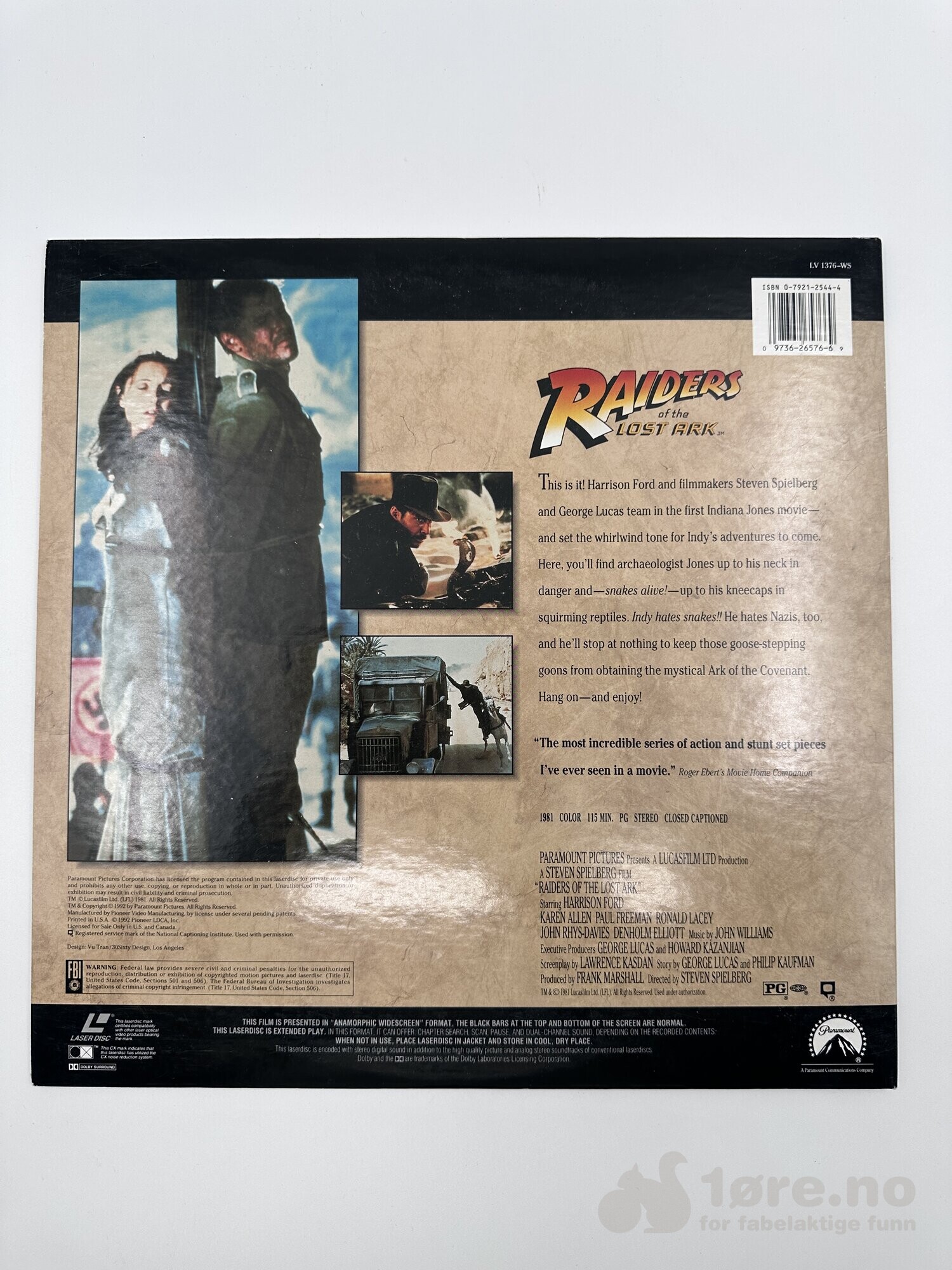 Laserdisc - Indiana Jones, bilde 2