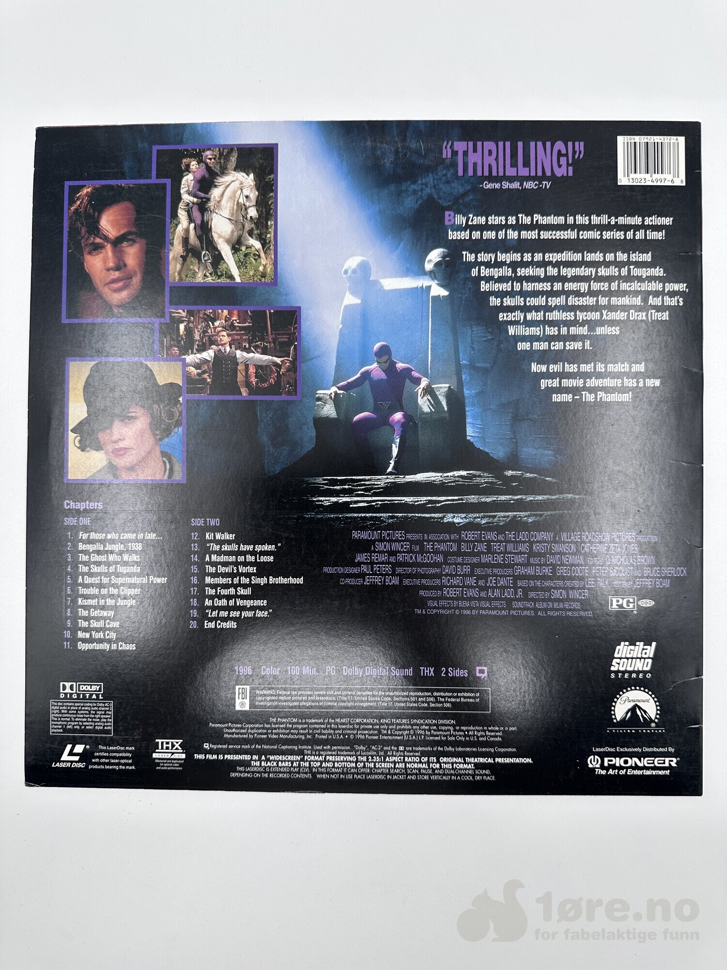 Laserdisc - The Phantom, bilde 2