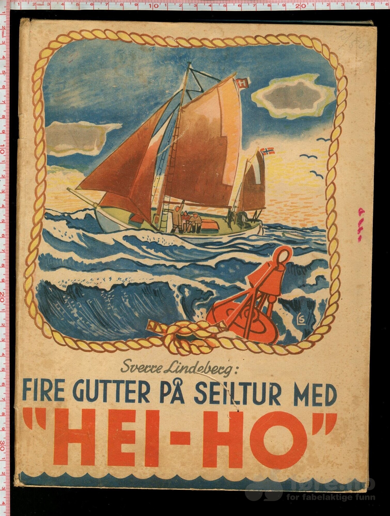 Lindeberg, Sverre - Fire gutter på seiltur med Hei-Ho