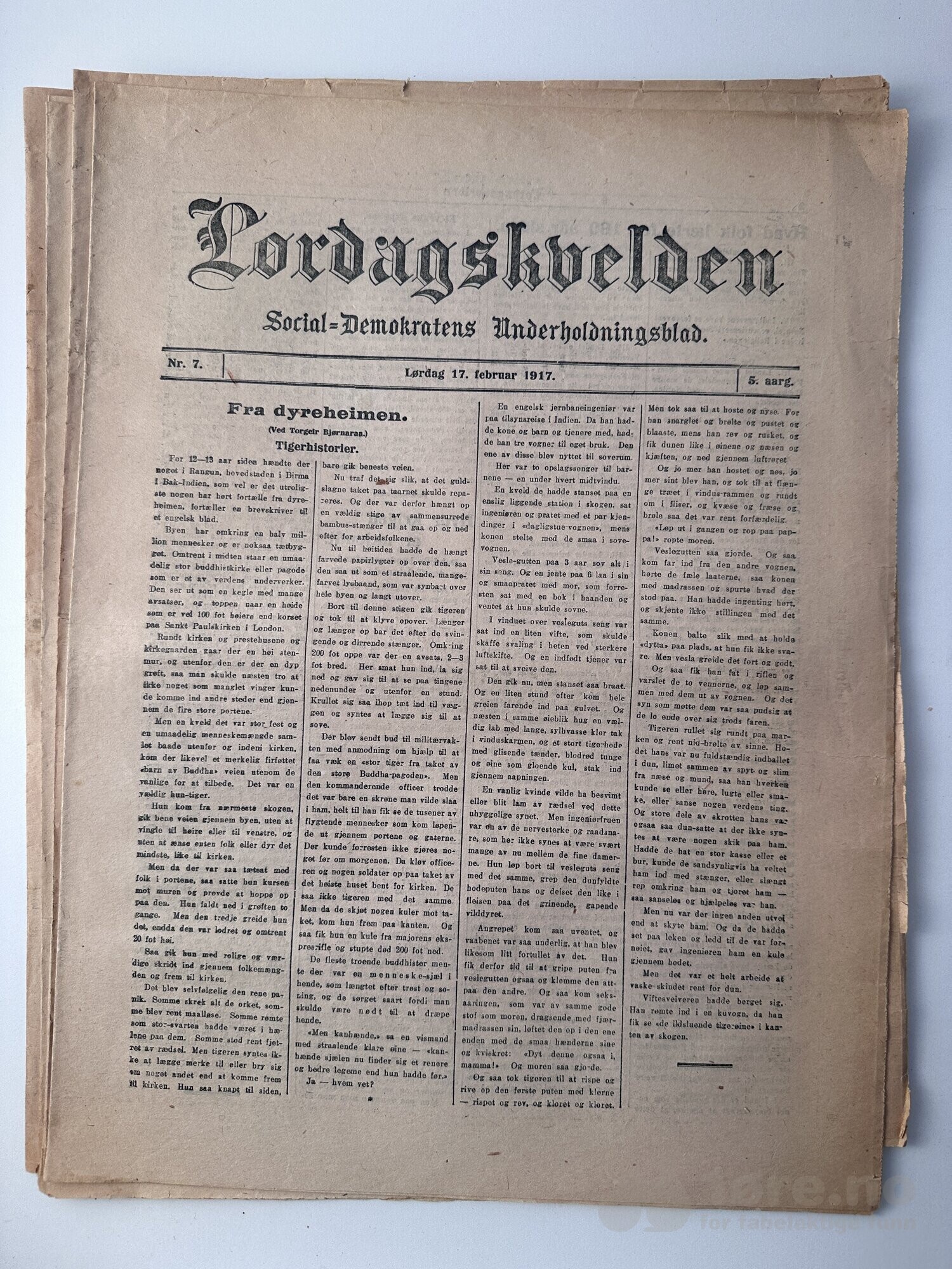 Lørdagskvelden 1917, bilde 3
