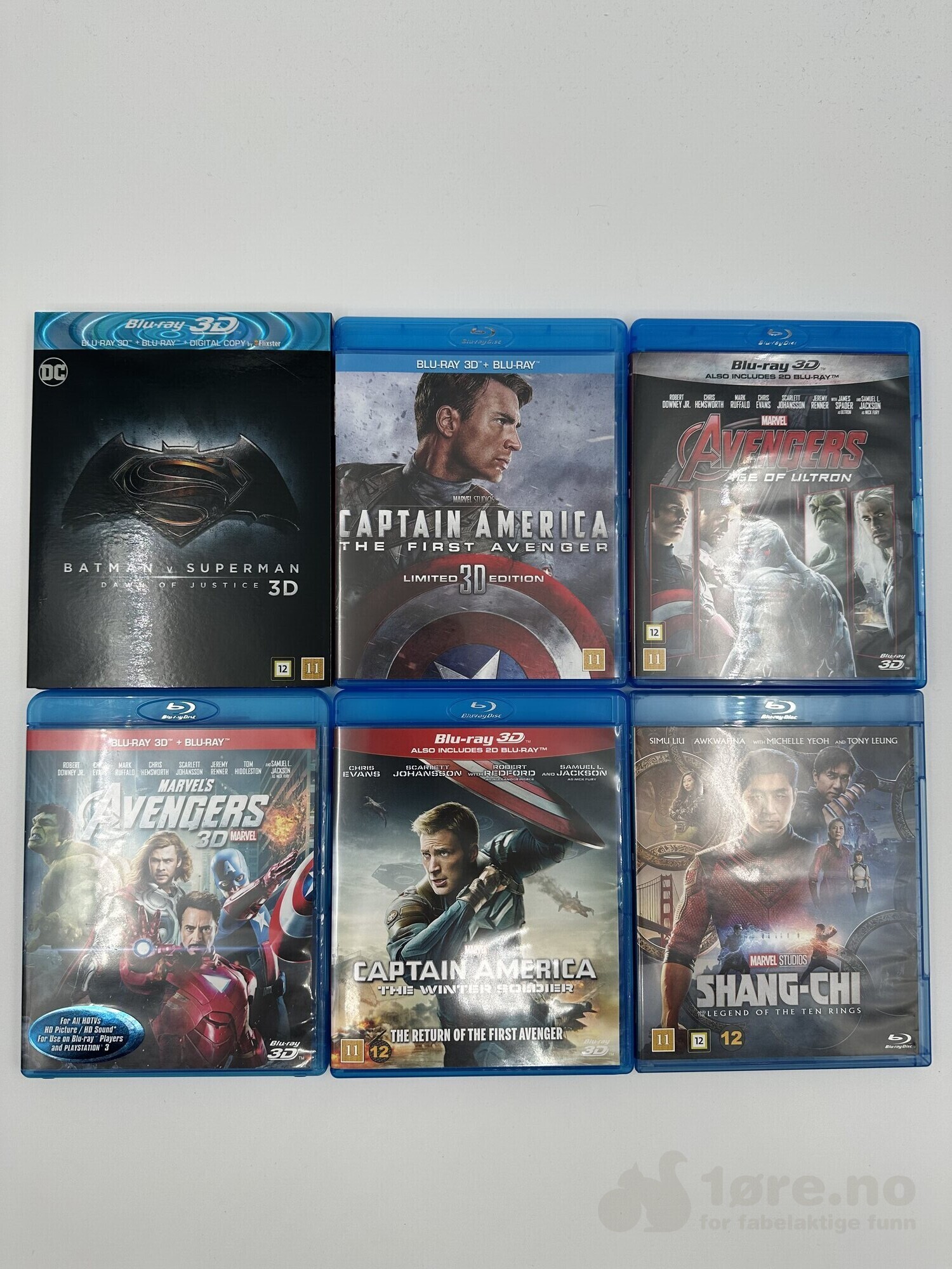 Lot 2 - Blu-Ray 9 stk