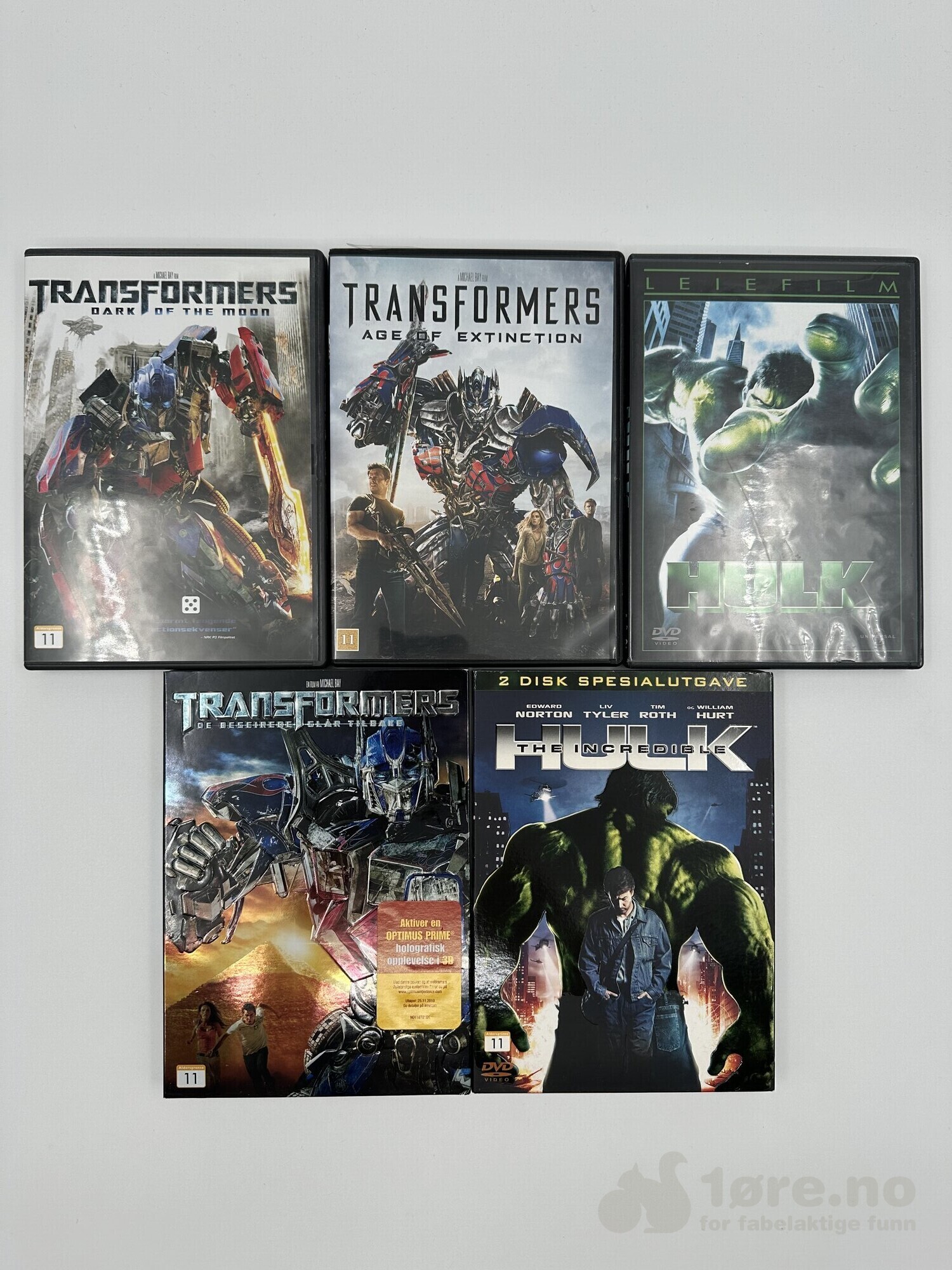 Lot 7 - DVD 11 stk