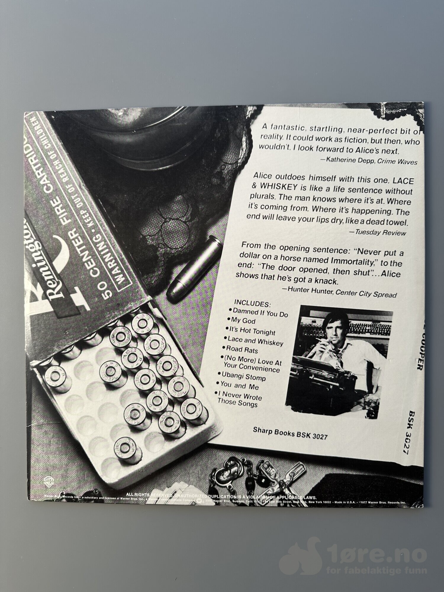 LP - Alice Cooper - Lace and Whiskey, bilde 2