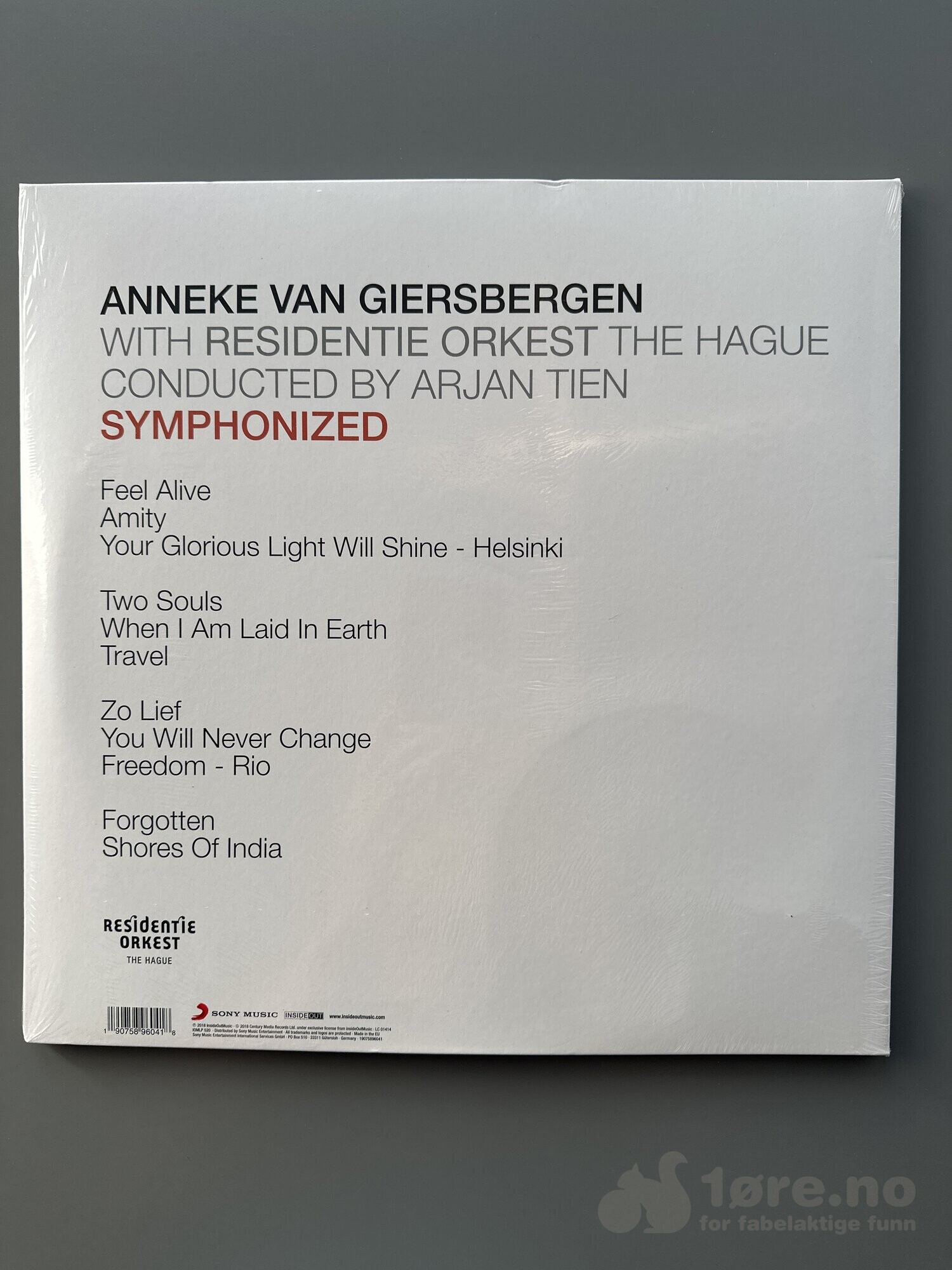 LP - Anneke Van Giersbergen - Symphonized, bilde 2
