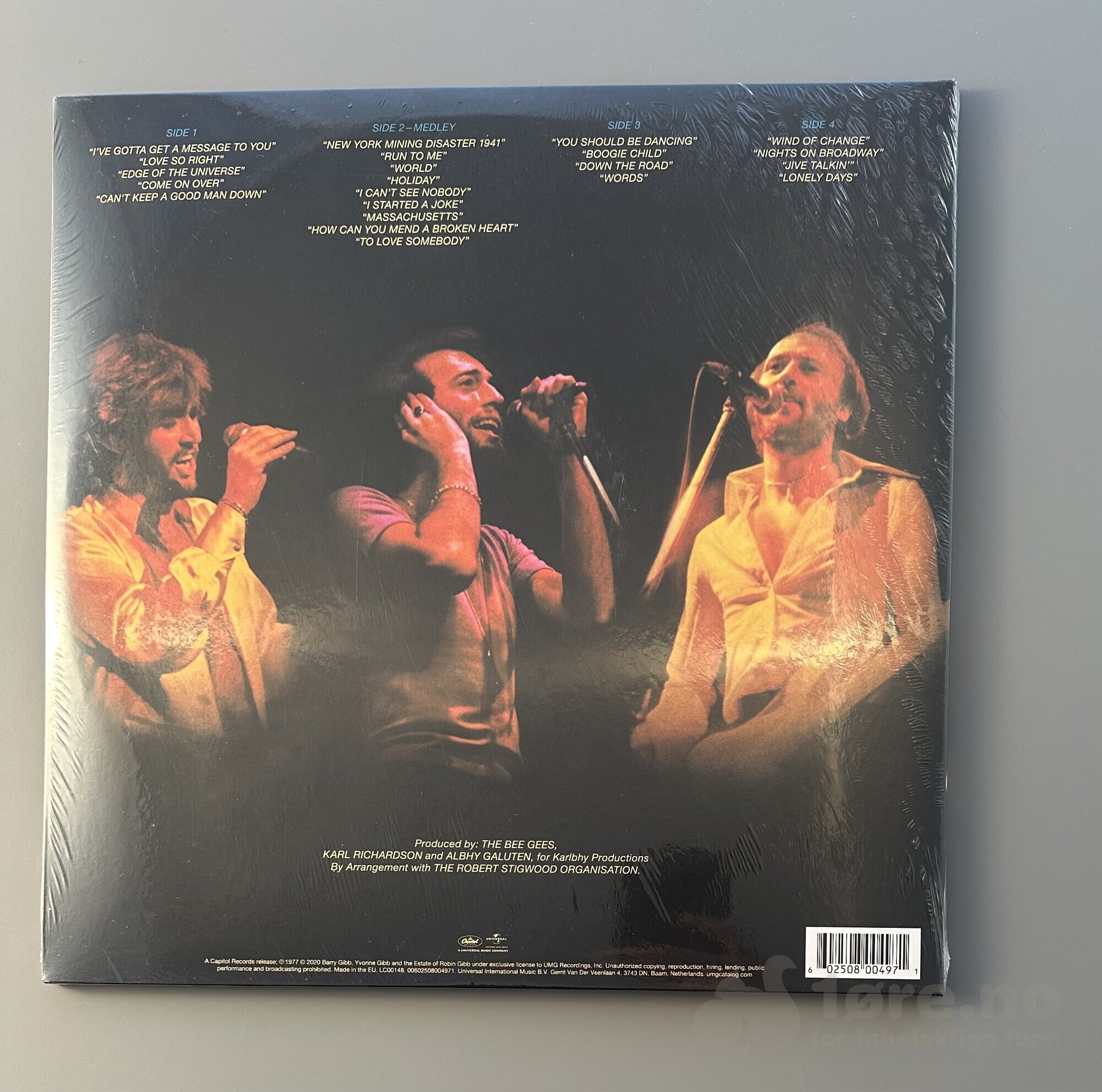 LP - Bee Gees - Here at Last… Bee Gees… Live, bilde 2