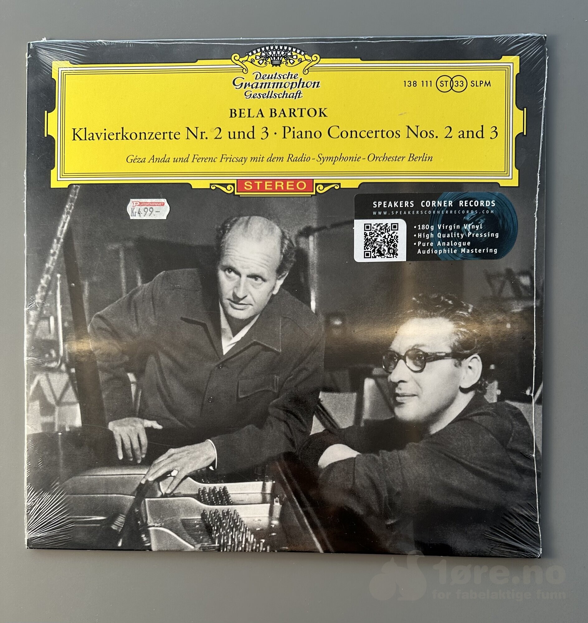 LP - Bela Bartok - Klavierkonzert Nr 2 und 3