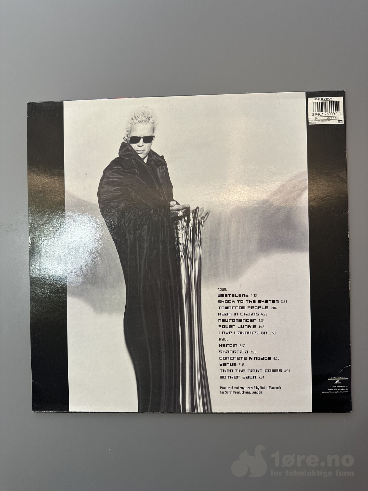 LP - Billy Idol - Cyberpunk, bilde 2