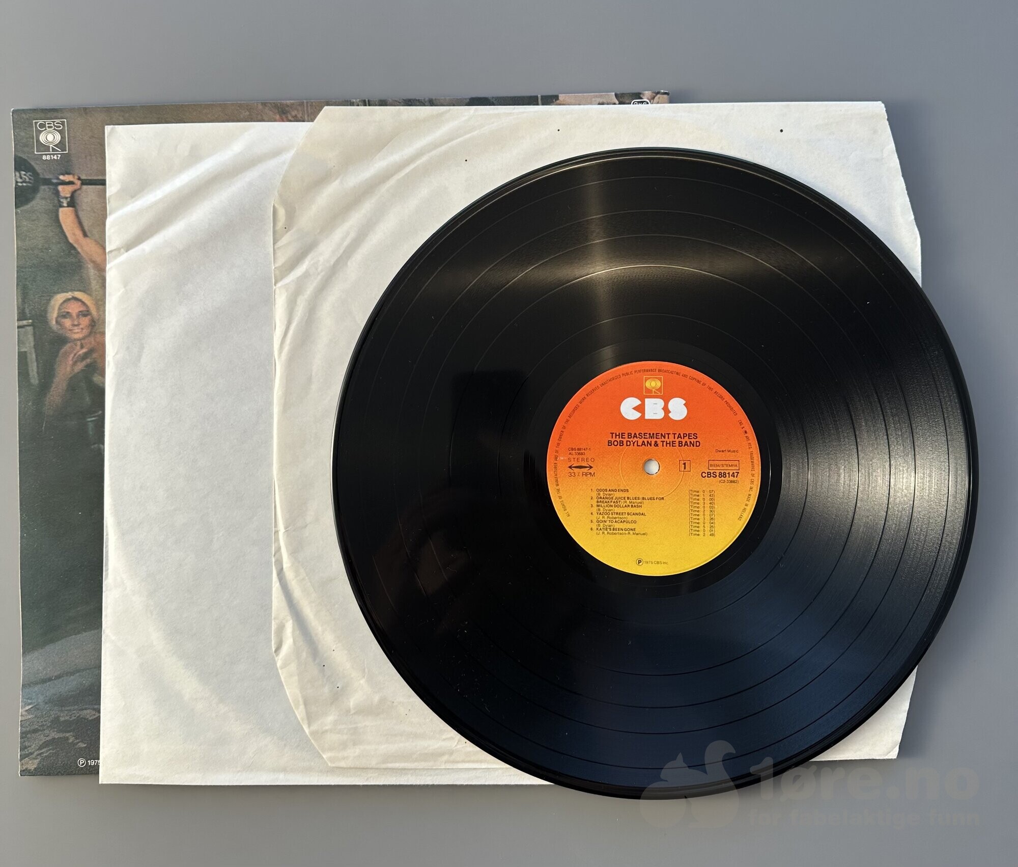 LP - Bob Dylan and The Band - The Basement Tapes, bilde 3