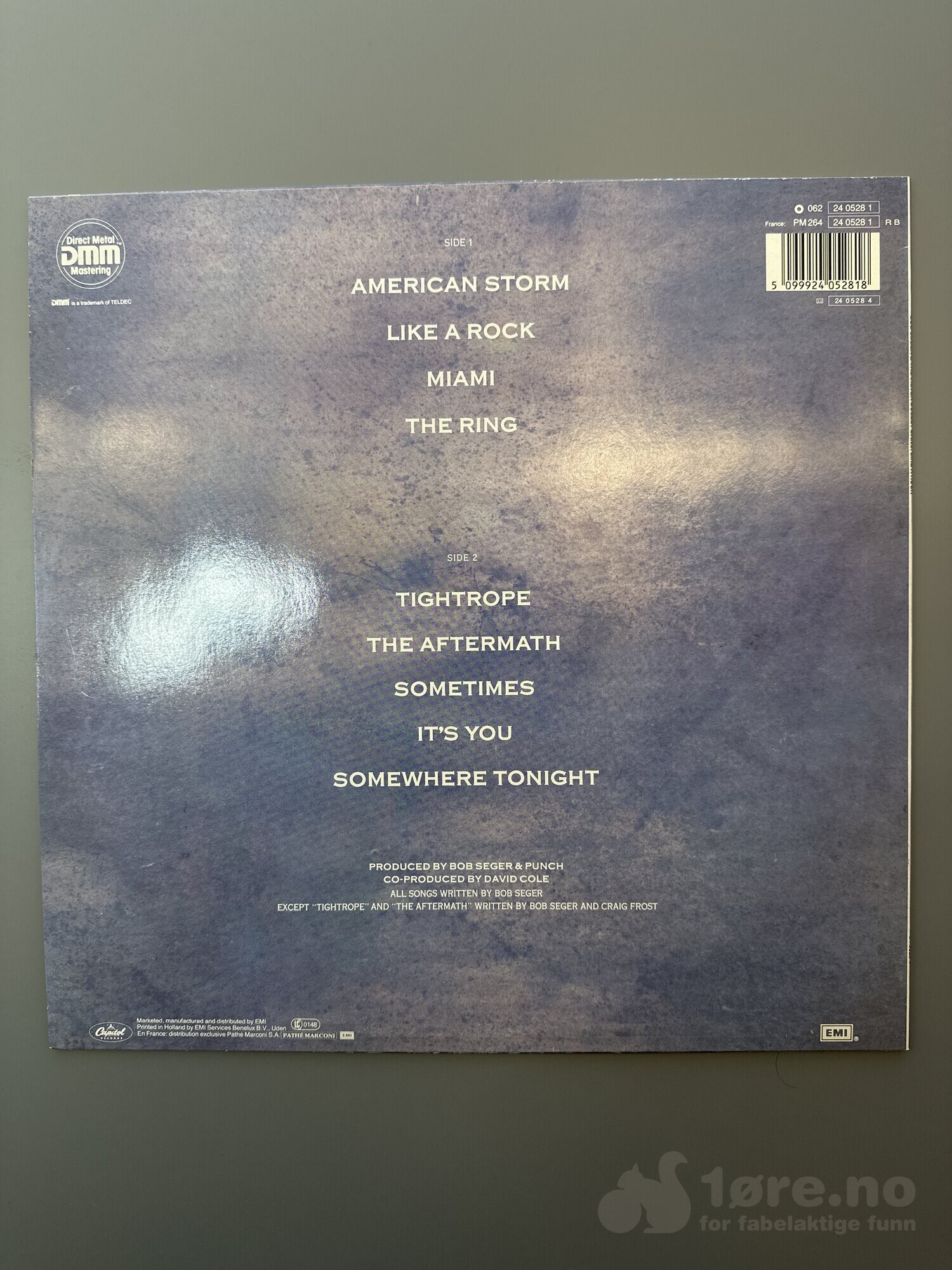 LP - Bob Seger & The Silverlight bullet band  - Like a rock, bilde 2