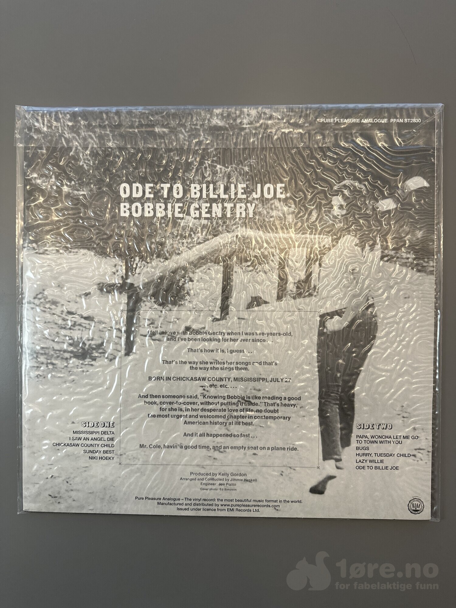 LP - Bobbie Centry - Ode to Billie Joe, bilde 2