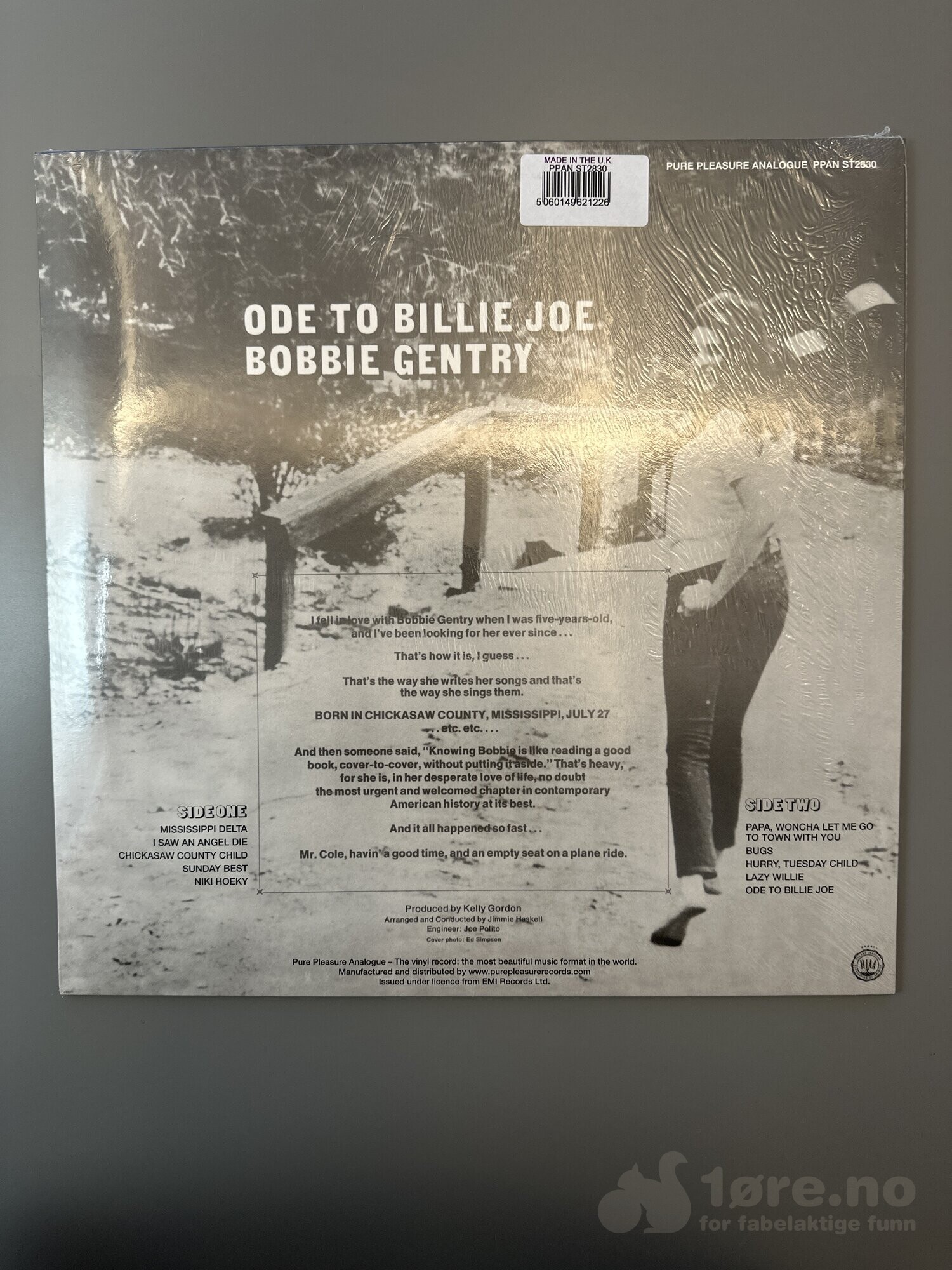 LP - Bobbie Centry - Ode To Billie Joe, bilde 2