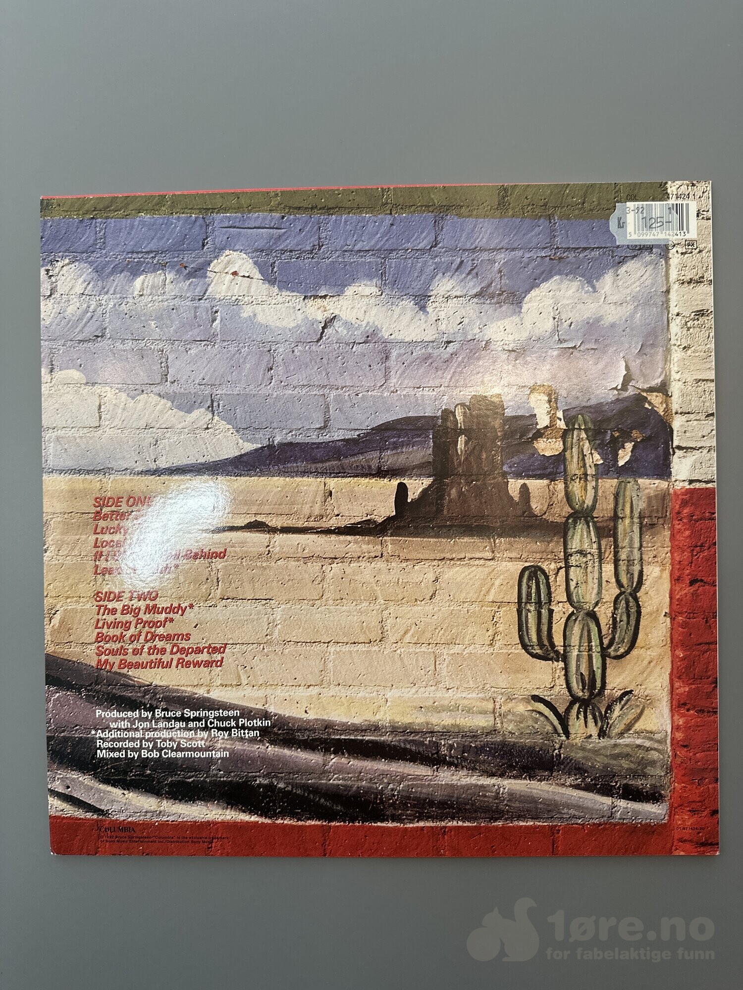 LP - Bruce Springsteen - Lucky Town, bilde 2