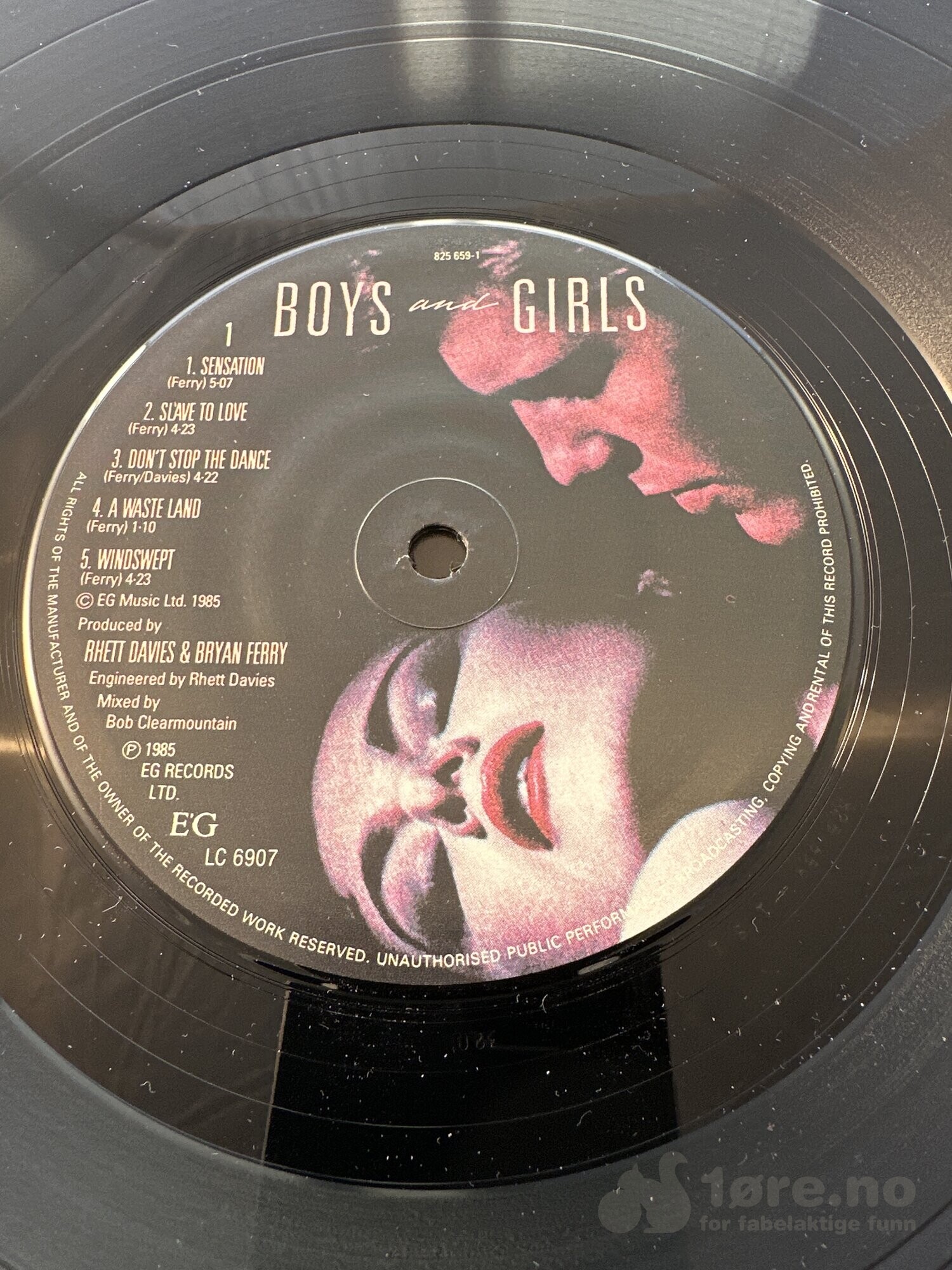 LP - Bryan Ferry - Boy and Girl, bilde 3