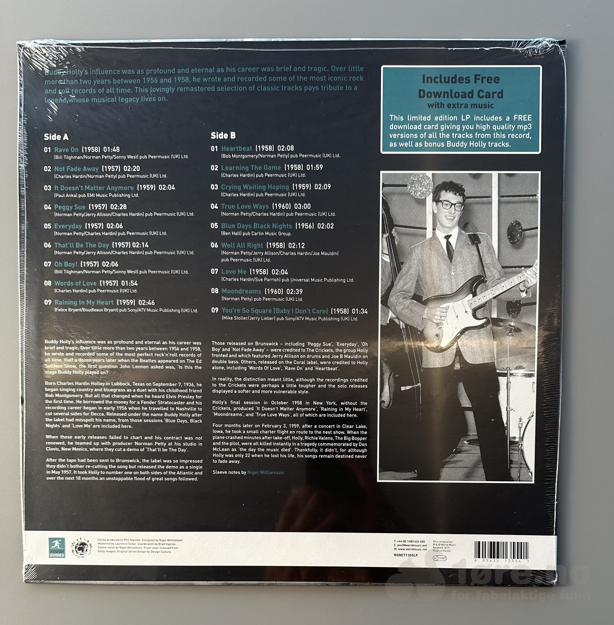 LP - Buddy Holly - The Rough Guide, bilde 2