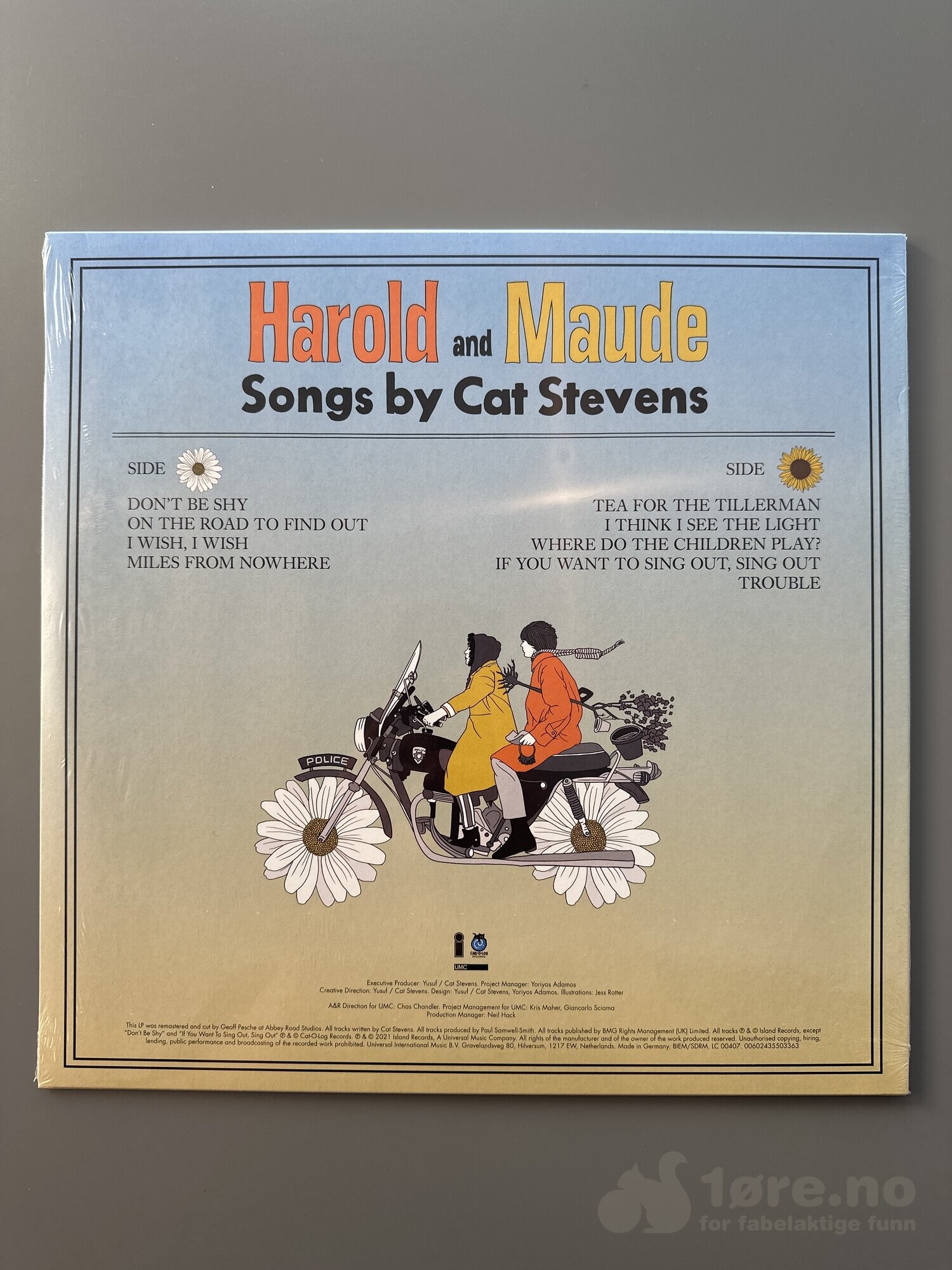 LP - Cat Stevens - Harold and Maude, bilde 2