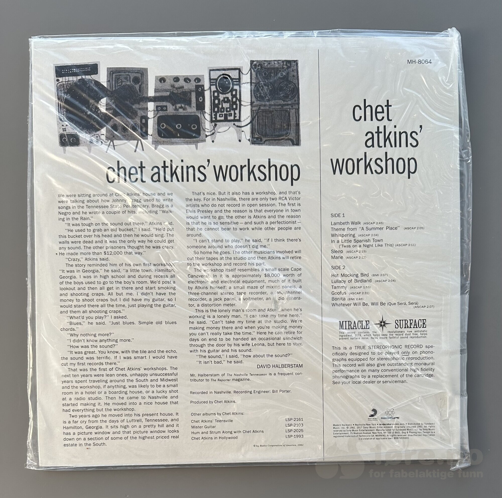 LP - Chet Atkins - Workshop, bilde 2