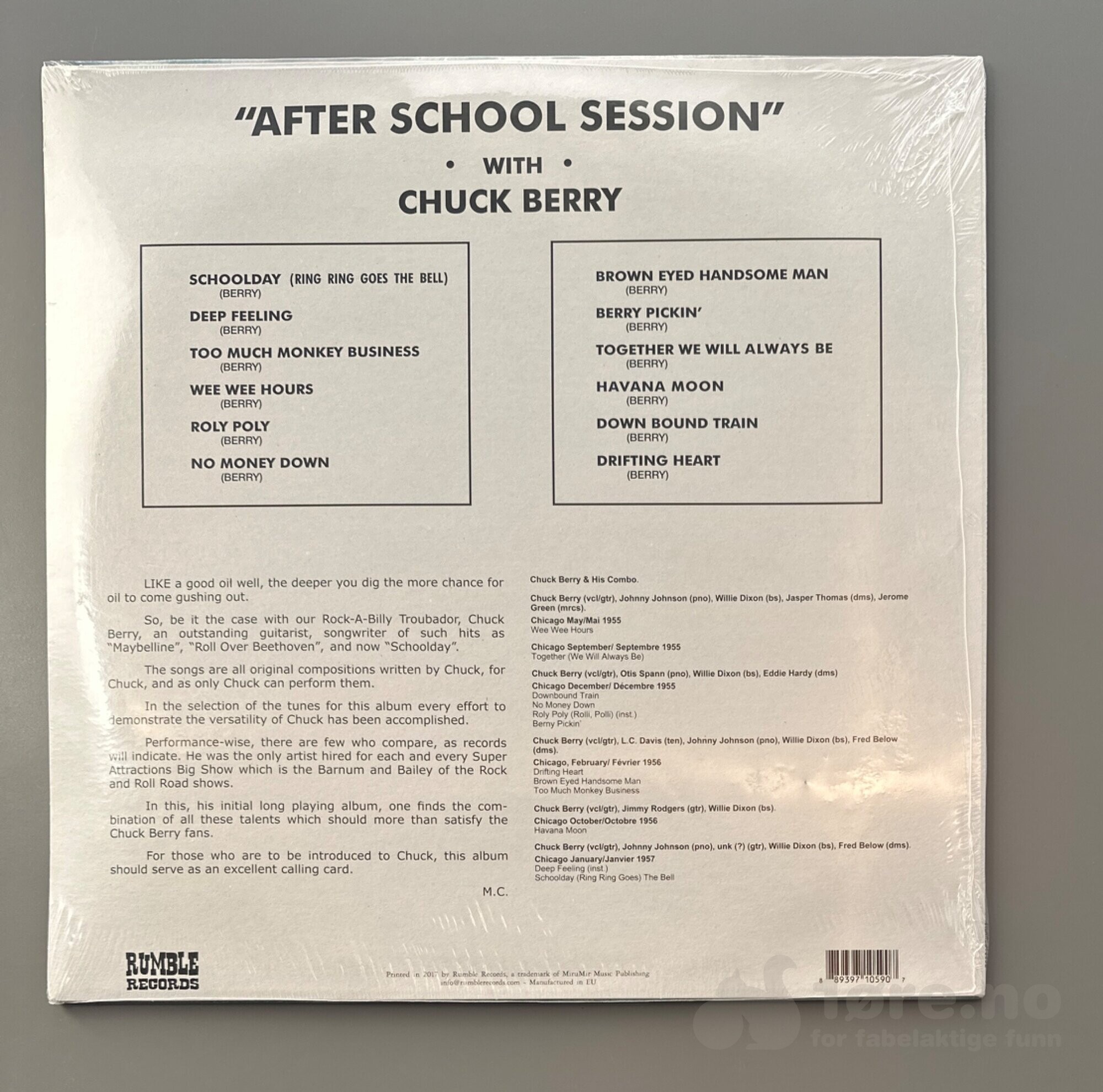 LP - Chuck Berry - After school session, bilde 2
