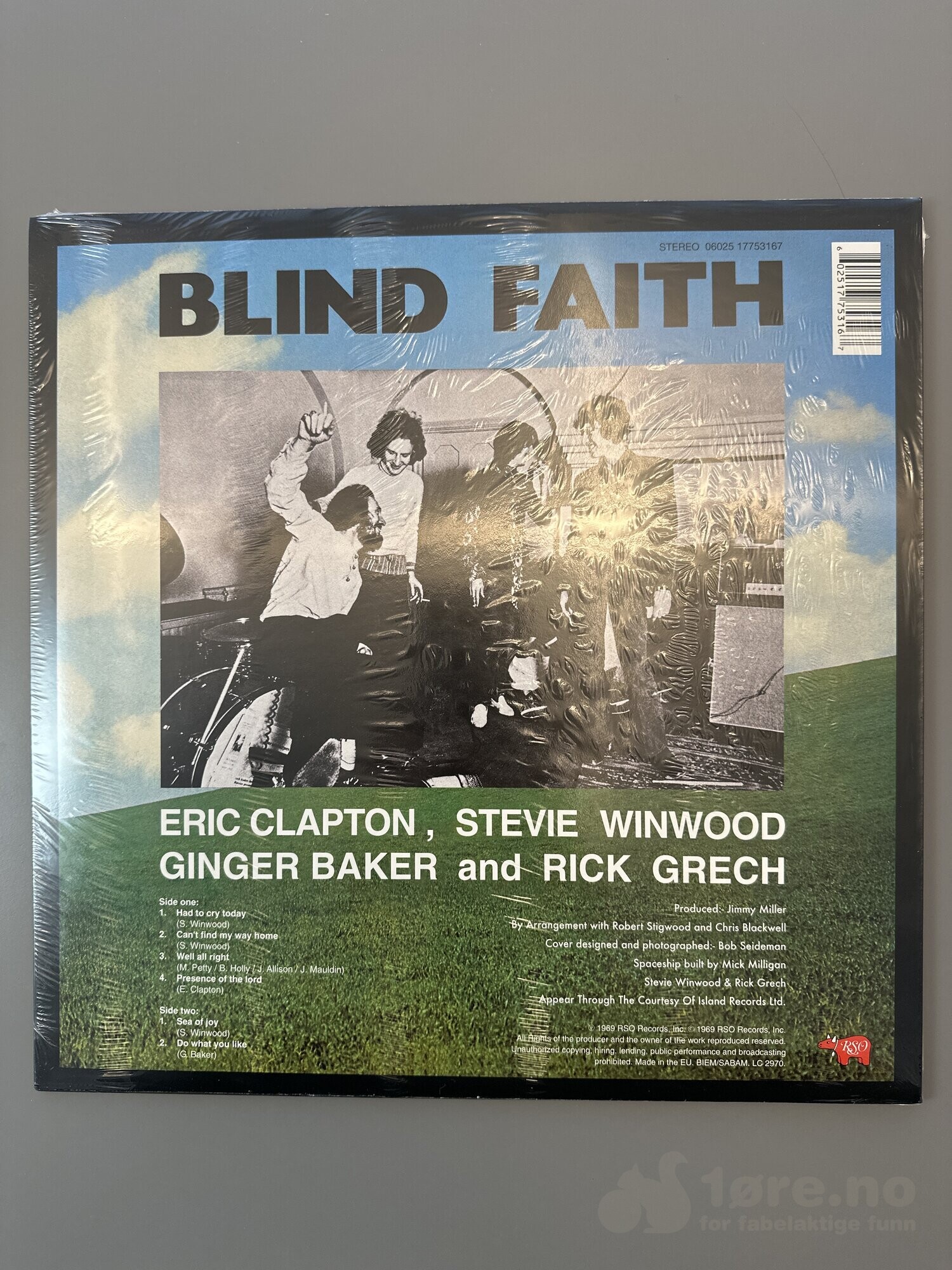 LP - Clapton / Winwood / Baker / Grech - Blind Faith, bilde 2