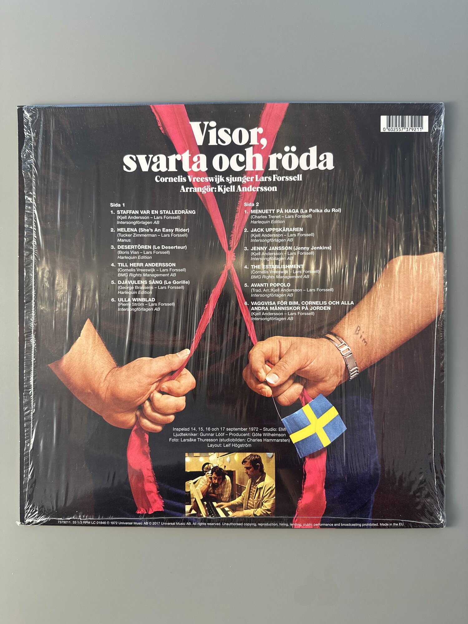 LP - Cornelis Vreeswijk - Visor, svarte och røda, bilde 2