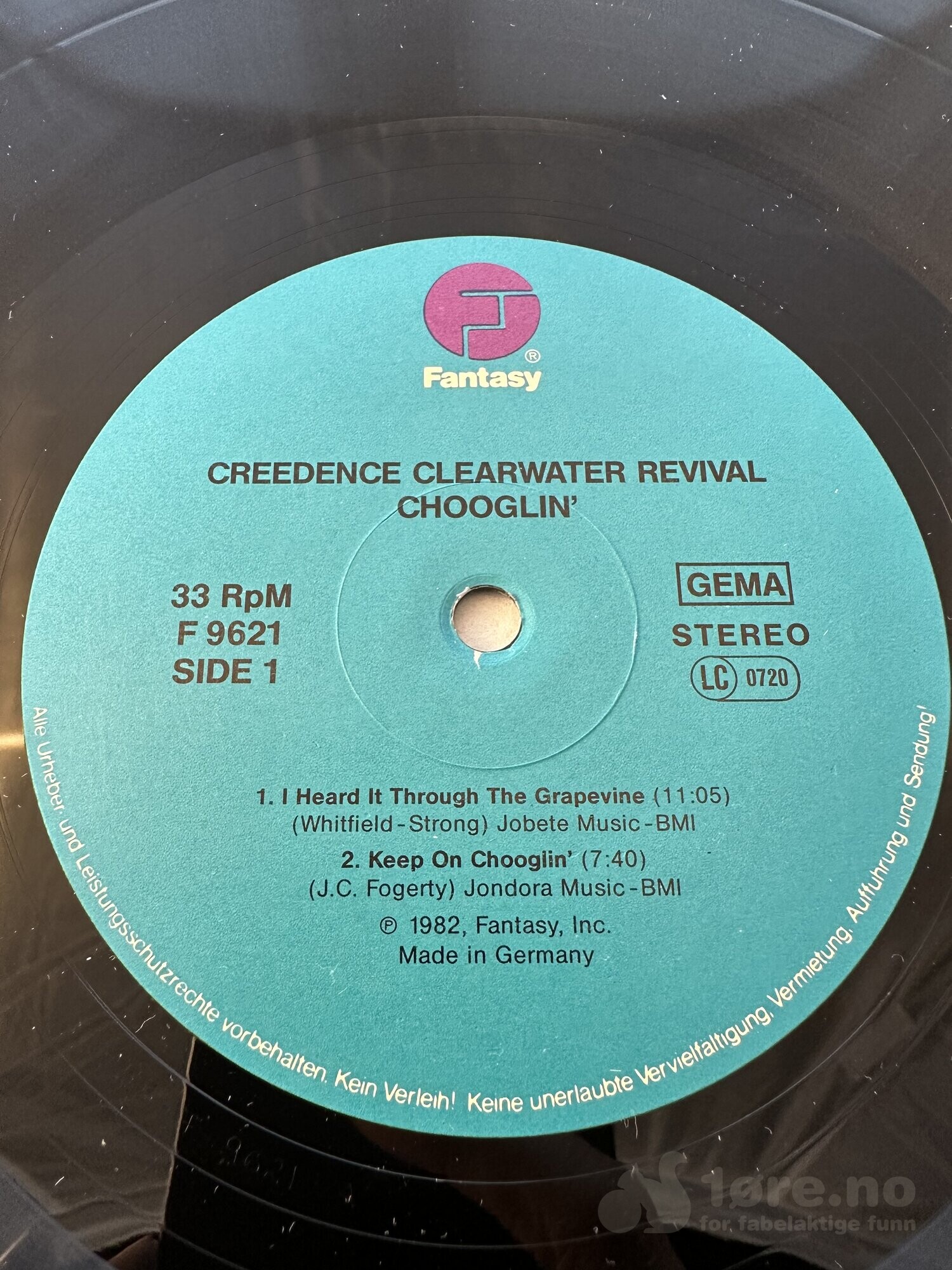 LP - Creedence Clearwater Revival - Chooglin, bilde 3