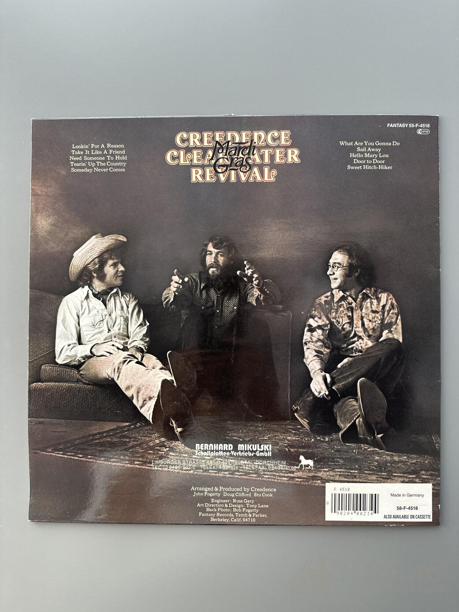 LP - Creedence Clearwater Revival - Mardi gras, bilde 2