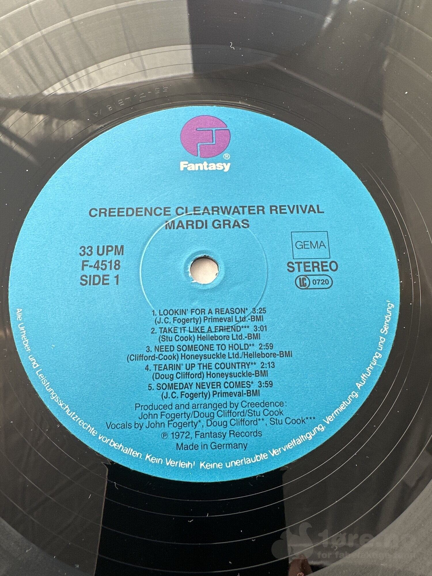 LP - Creedence Clearwater Revival - Mardi gras, bilde 3