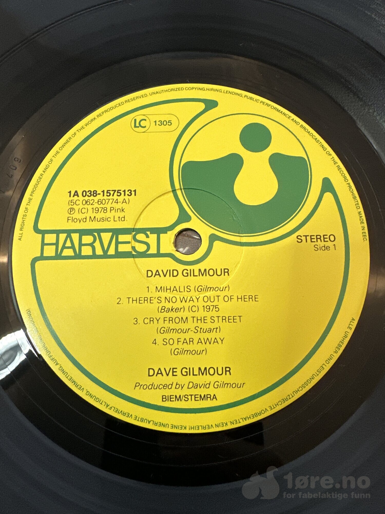 LP - David Gilmour, bilde 3