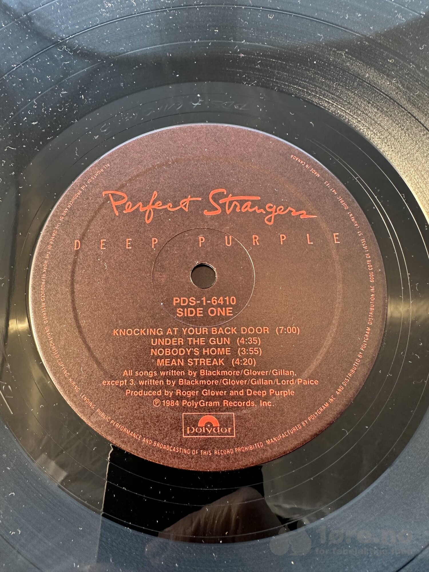 LP - Deep Purple - Perfect Strangers, bilde 3