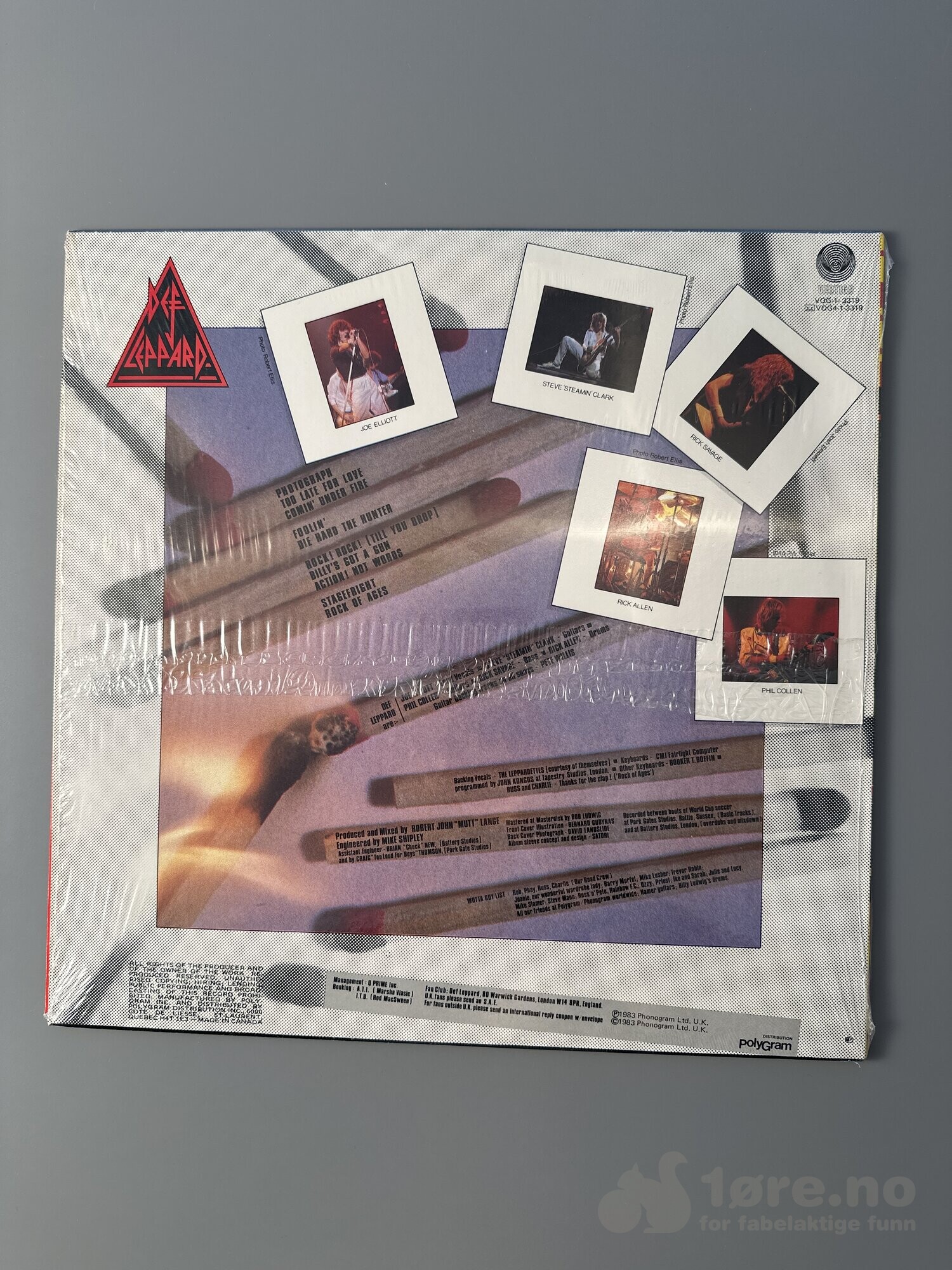 LP - Def Leppard - Pyromania, bilde 2