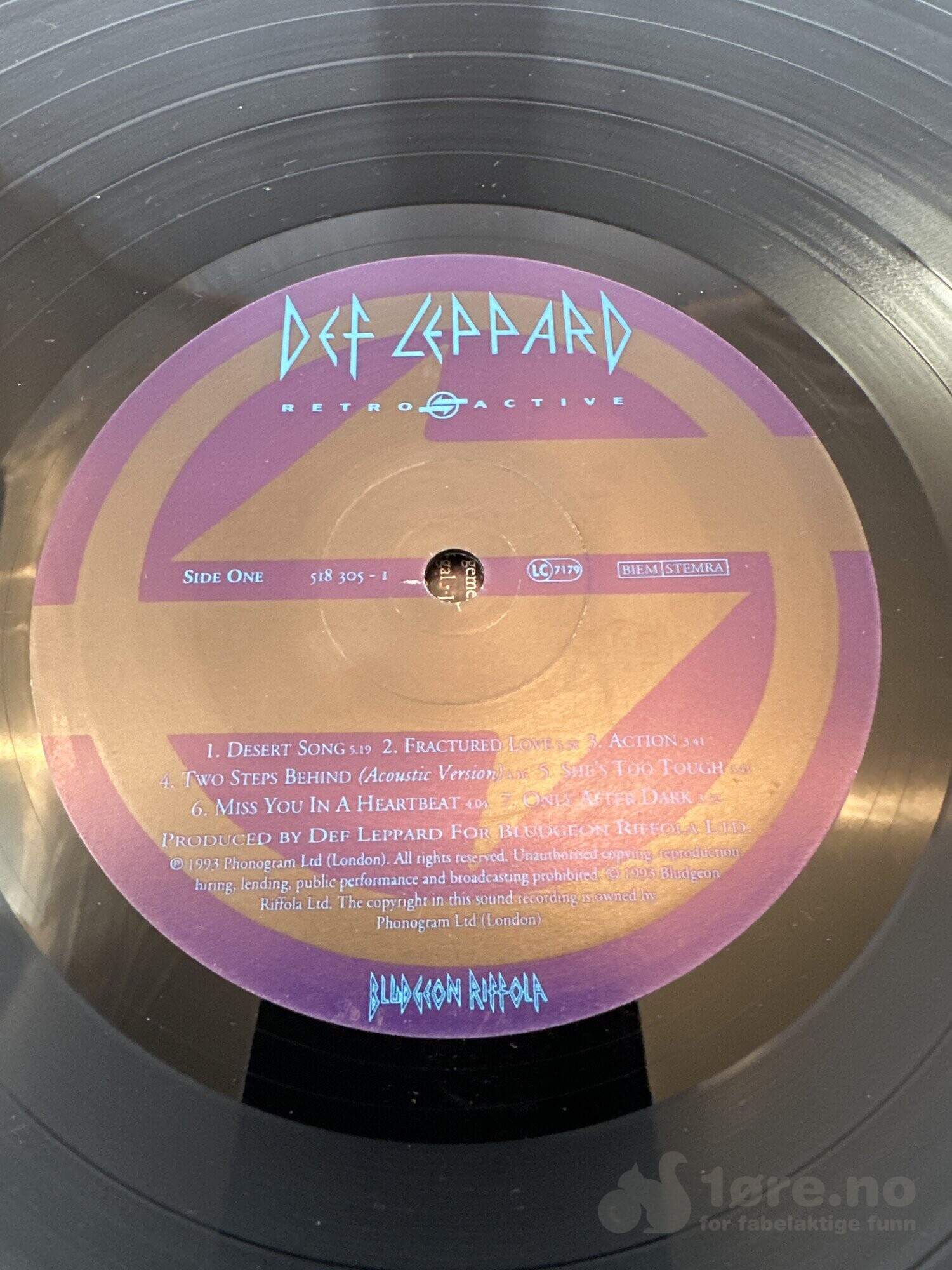 LP - Def Leppard - Retro active, bilde 3
